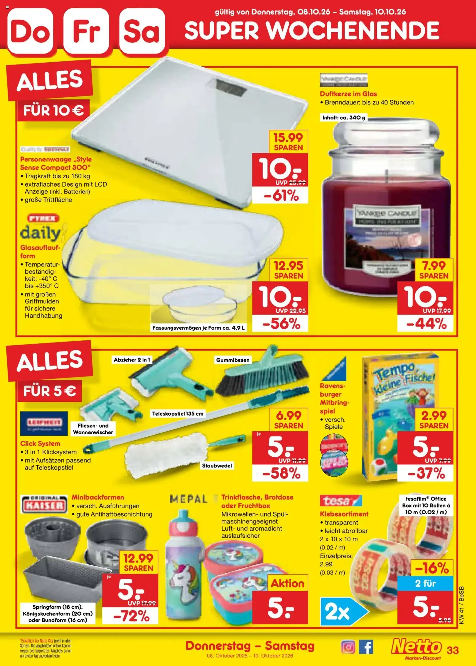 Netto Marken-Discount Prospekt (ab 05.10.2026) » Angebote von 5. Oktober bis 10. Oktober 2026 - Prospekt seite 41