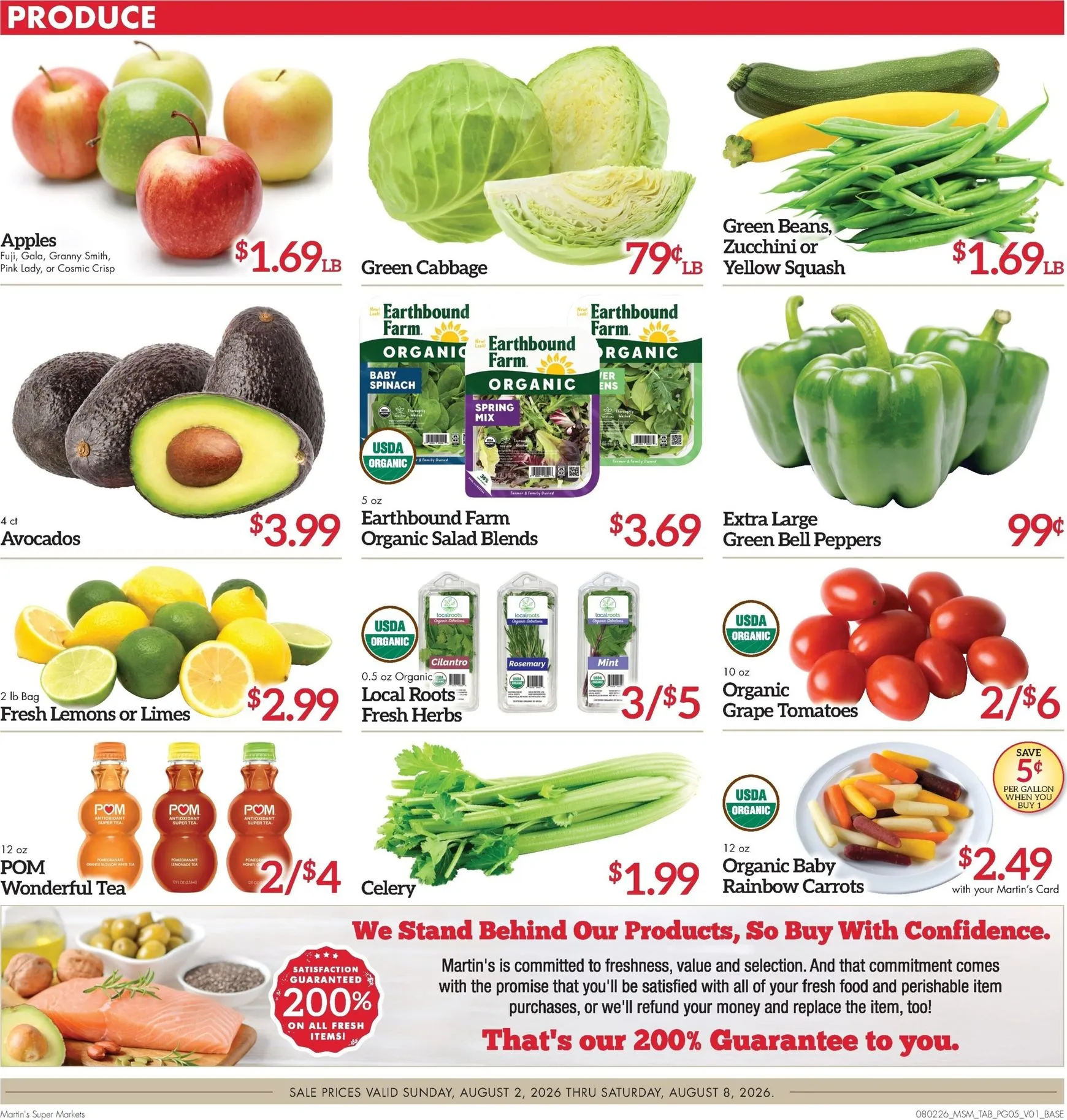 Weekly ad Current Martin's Super Markets leaflet valid from Sunday 08/02/2026 to Saturday 08/08/2026 from August 2 to August 8 2026 - Page 5