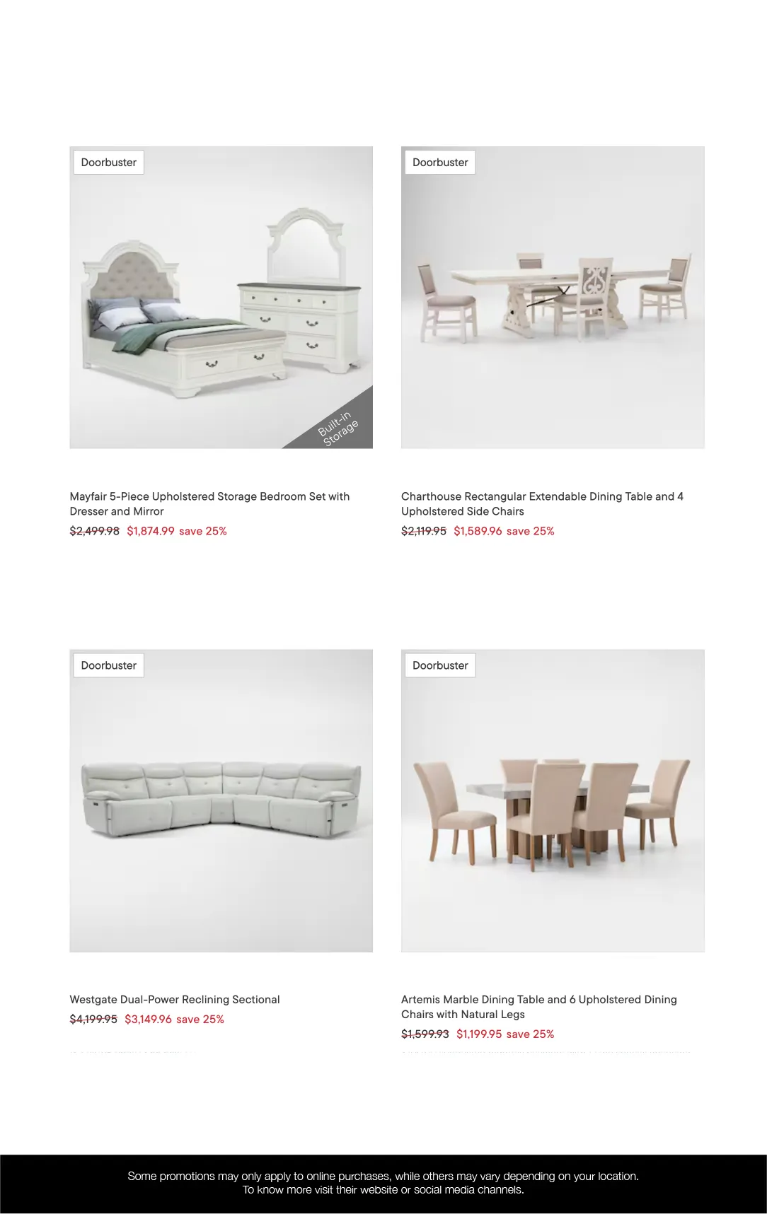 Weekly ad American Signature Furniture Deals from May 16 to May 31 2025 - Page 4