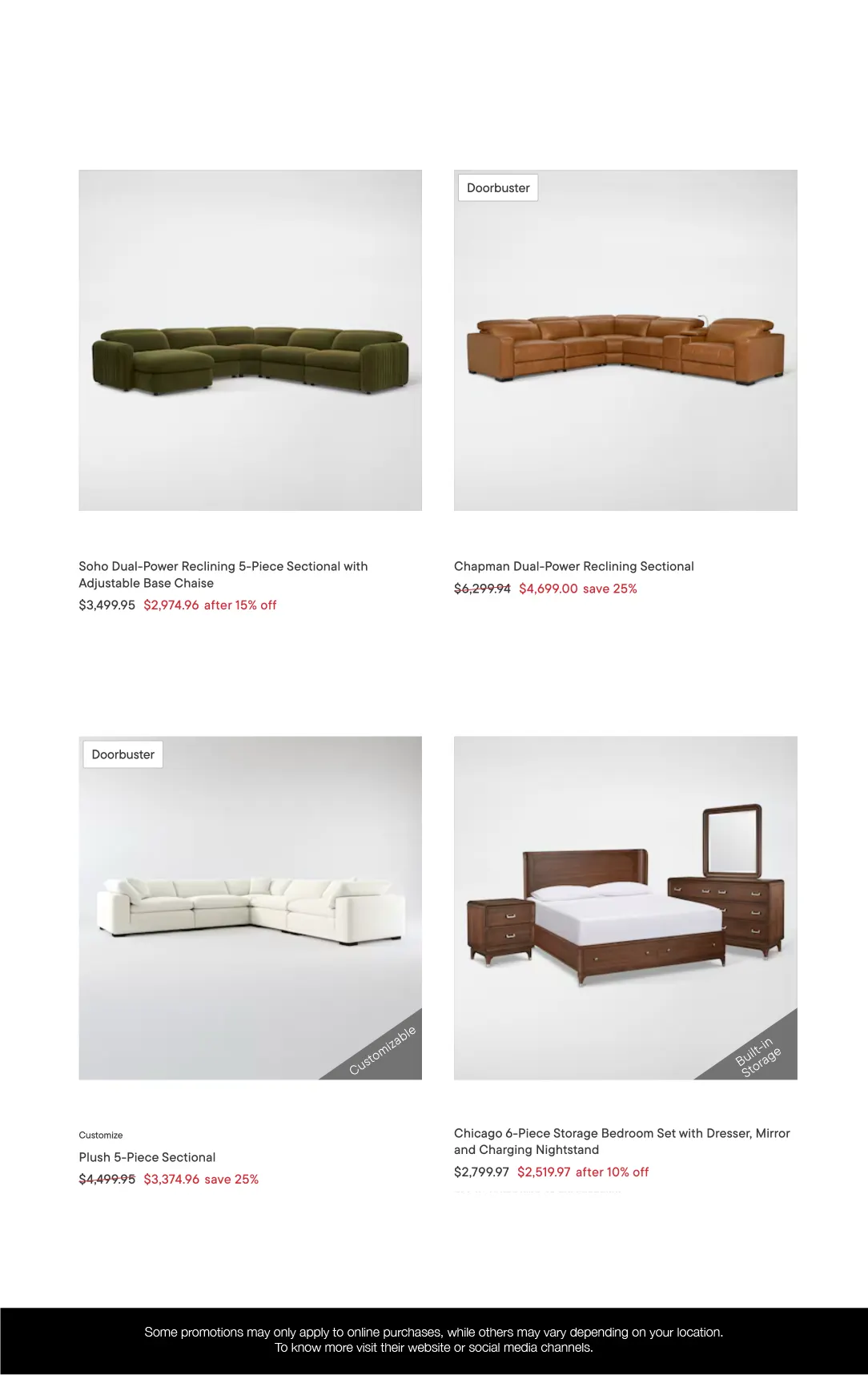 Weekly ad American Signature Furniture Deals from May 16 to May 31 2025 - Page 2