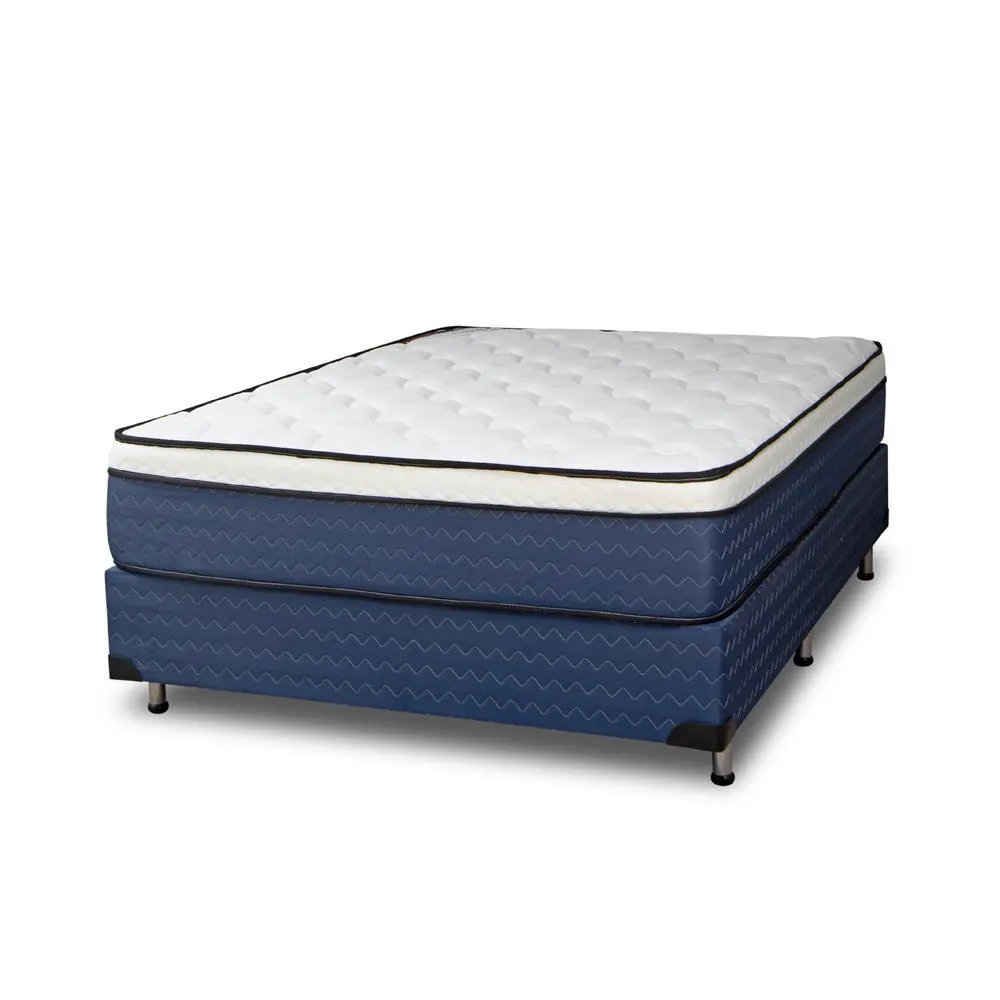 COLCHON Y SOMMIER CAELO SPRING RESORTES ENFUNDADOS 130×190