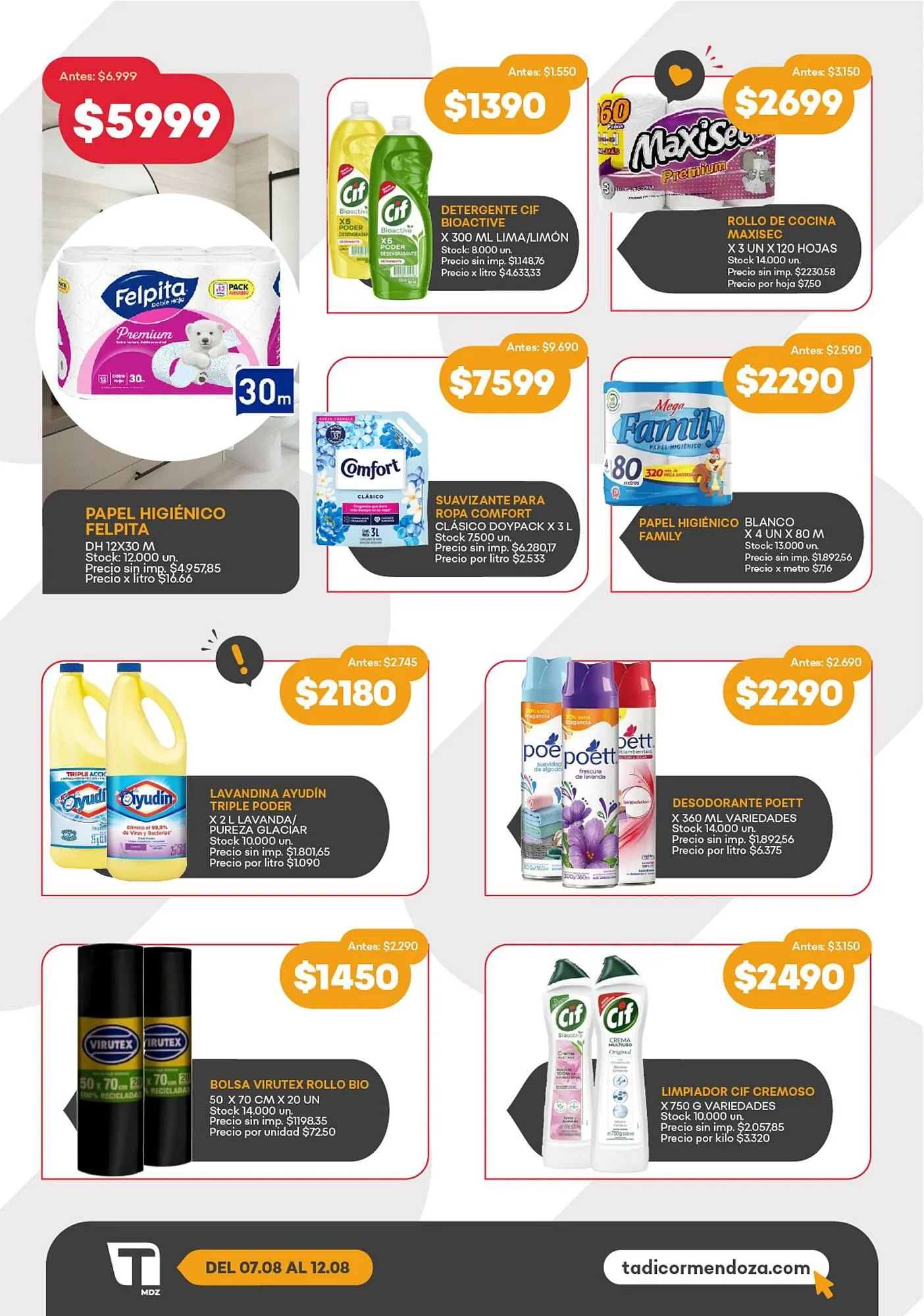 Ofertas de Catálogo Supermercados Tadicor 6 de agosto al 14 de agosto 2025 - Página 5 del catálogo