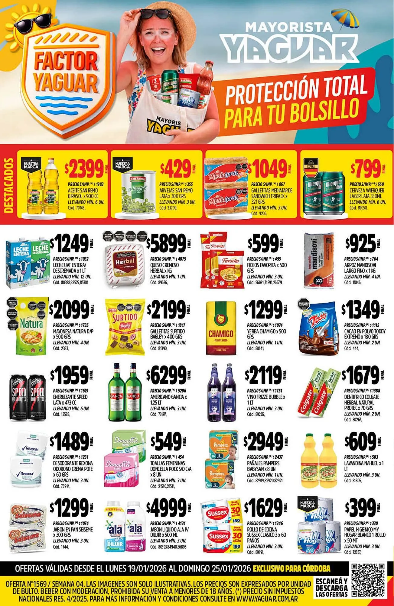 Ofertas de Catálogo Supermercados Yaguar 19 de enero al 25 de enero 2026 - Página 1 del catálogo