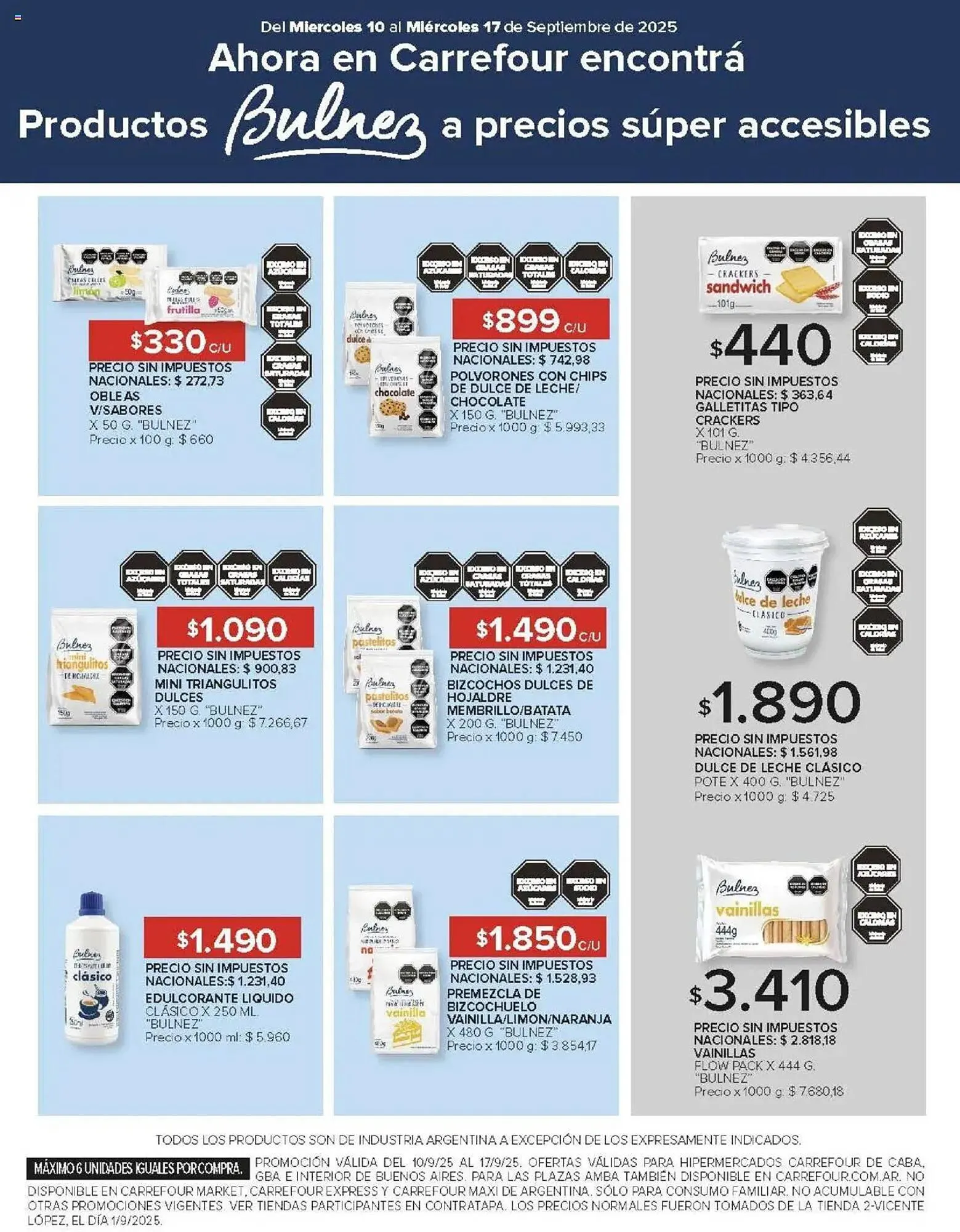 Ofertas de Catálogo Carrefour 10 de septiembre al 17 de septiembre 2025 - Página 12 del catálogo