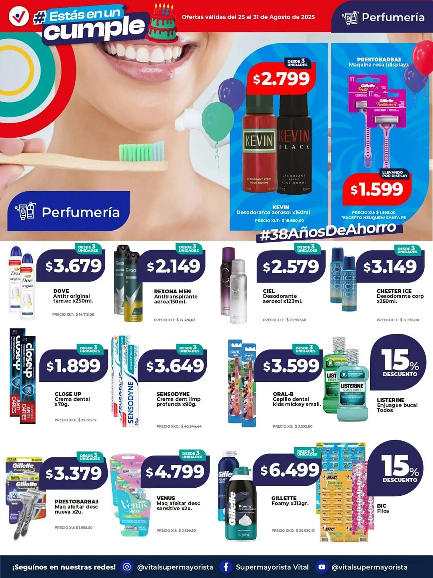 Ofertas de Catálogo Supermayorista Vital 25 de agosto al 31 de agosto 2025 - Página 3 del catálogo