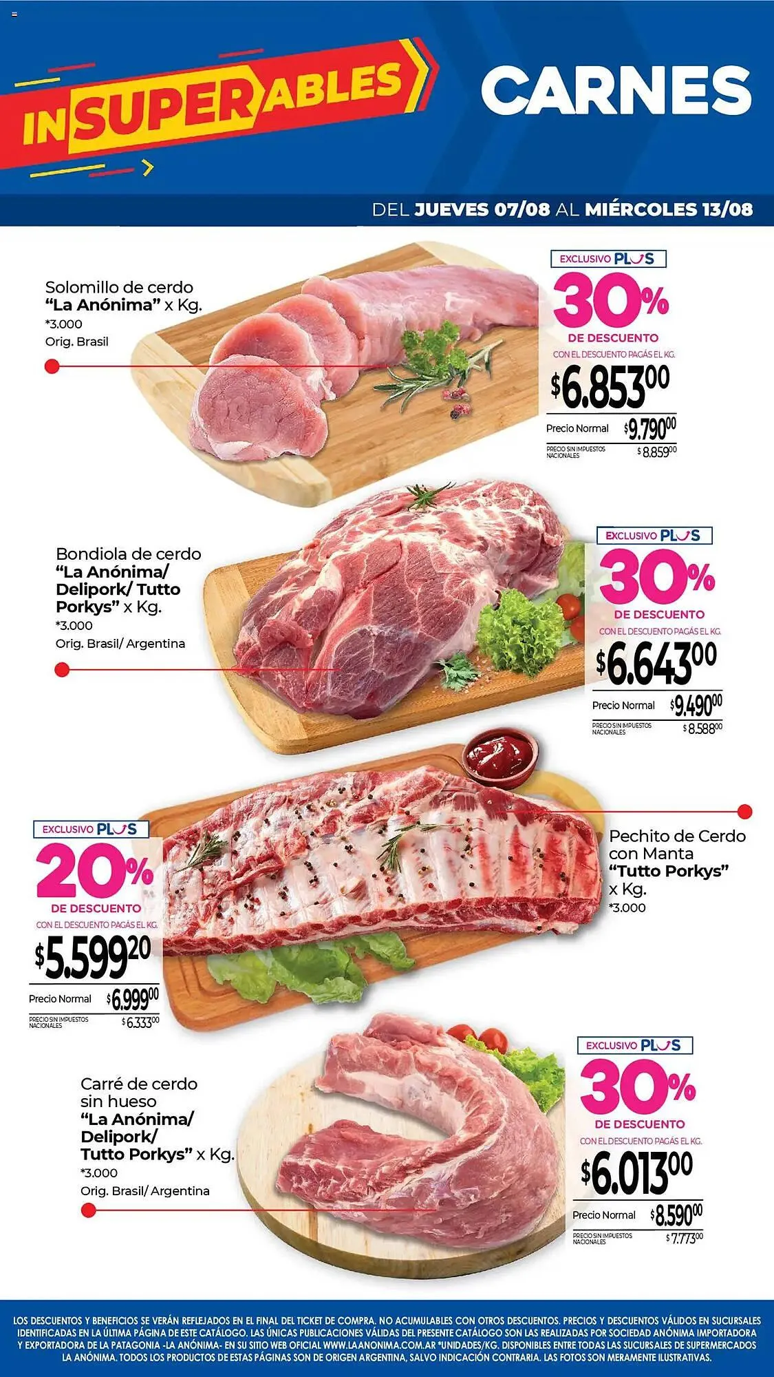 Ofertas de Catálogo La Anonima 7 de agosto al 13 de agosto 2025 - Página 4 del catálogo