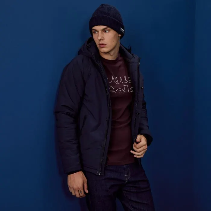 CAMPERA ABRIGO NYLON CON CAPUCHA