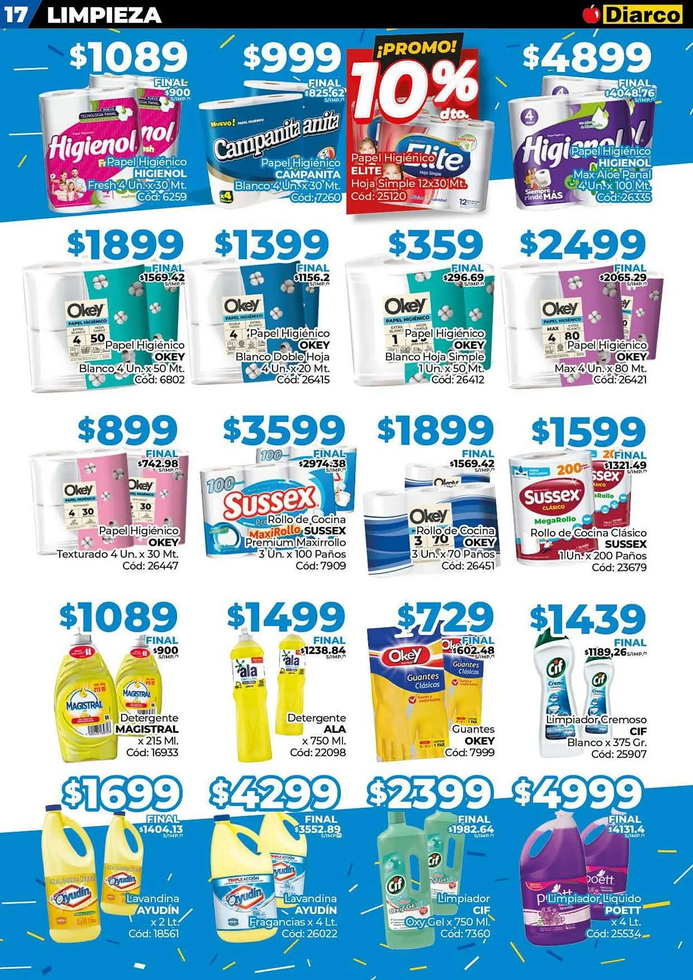 Ofertas de Catálogo Diarco 12 de mayo al 18 de mayo 2025 - Página 17 del catálogo