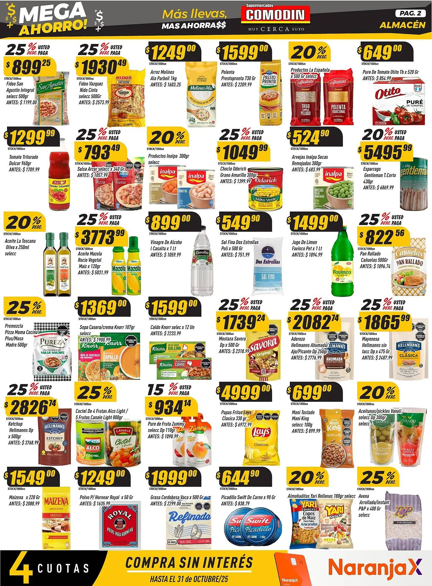 Ofertas de Catálogo Supermercados Comodin 3 de octubre al 9 de octubre 2025 - Página 2 del catálogo