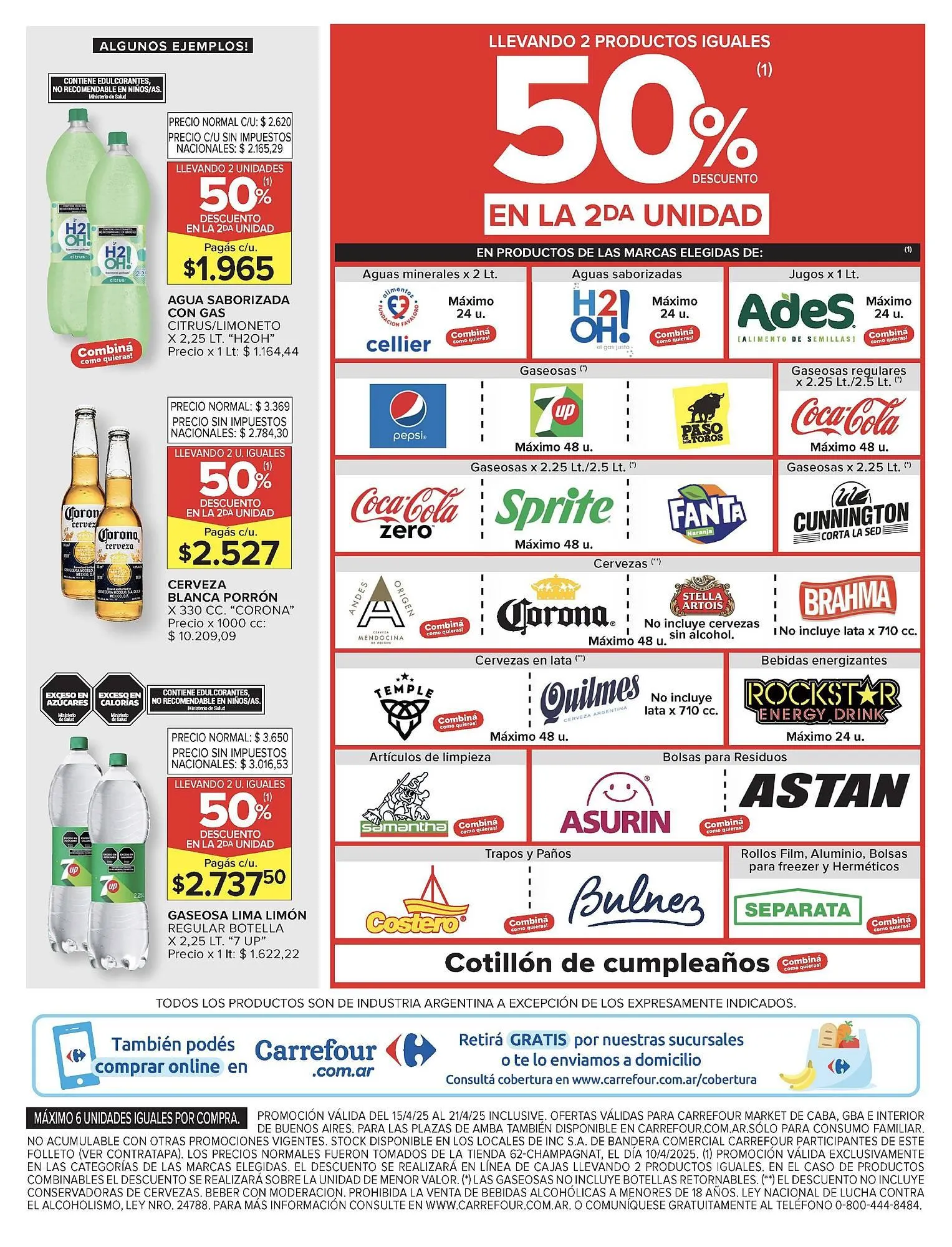 Ofertas de Catálogo Carrefour Market 15 de abril al 21 de abril 2025 - Página 8 del catálogo