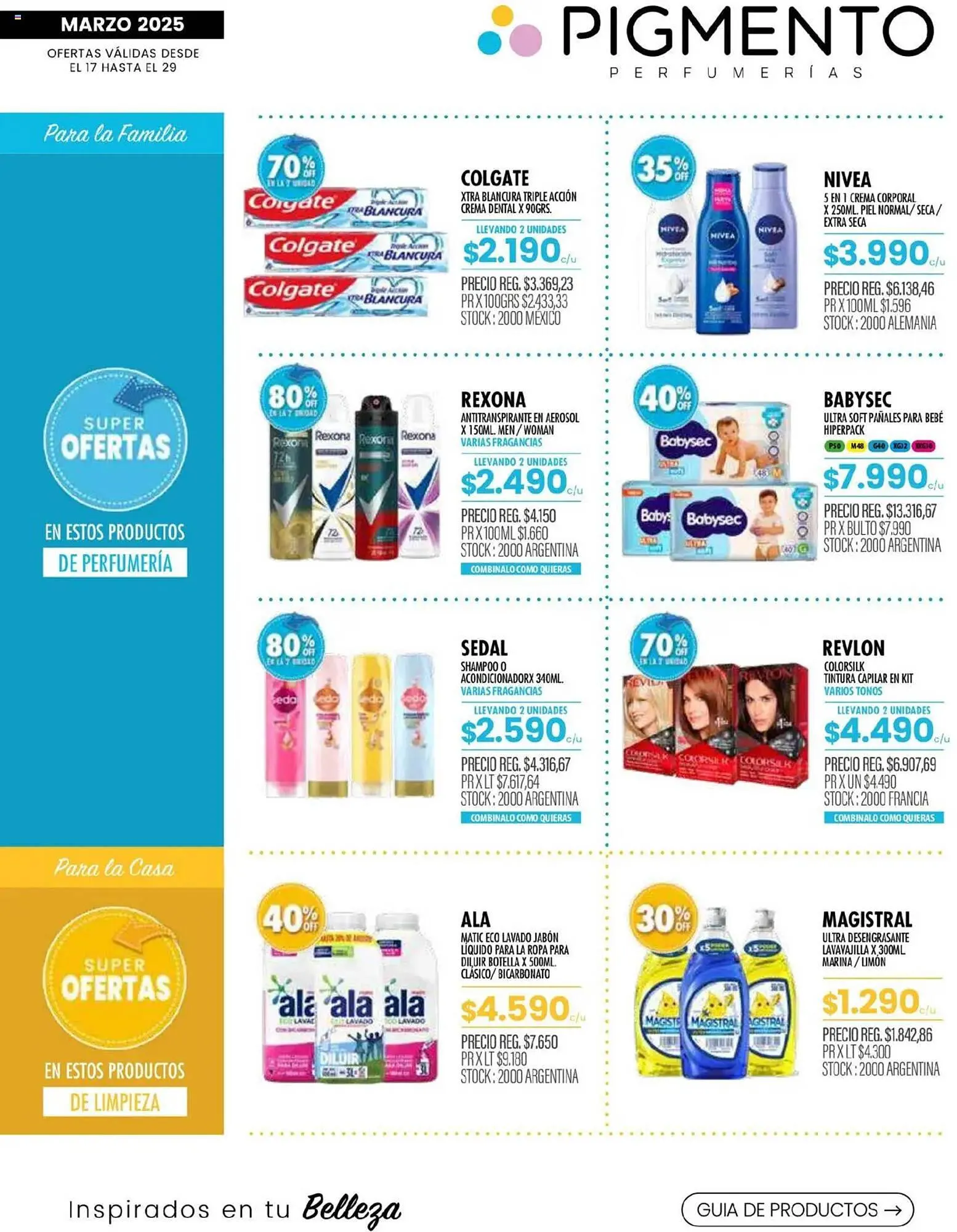 Ofertas de Catálogo Pigmento 17 de marzo al 29 de marzo 2025 - Página 1 del catálogo