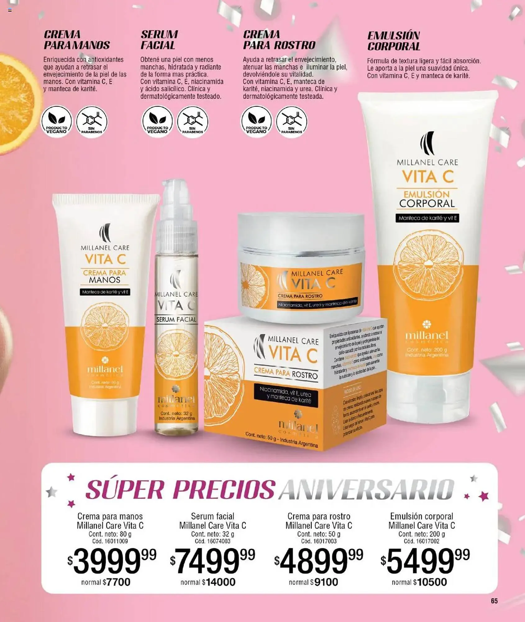 Ofertas de Catálogo Millanel Cosmética 31 de marzo al 27 de abril 2025 - Página 65 del catálogo