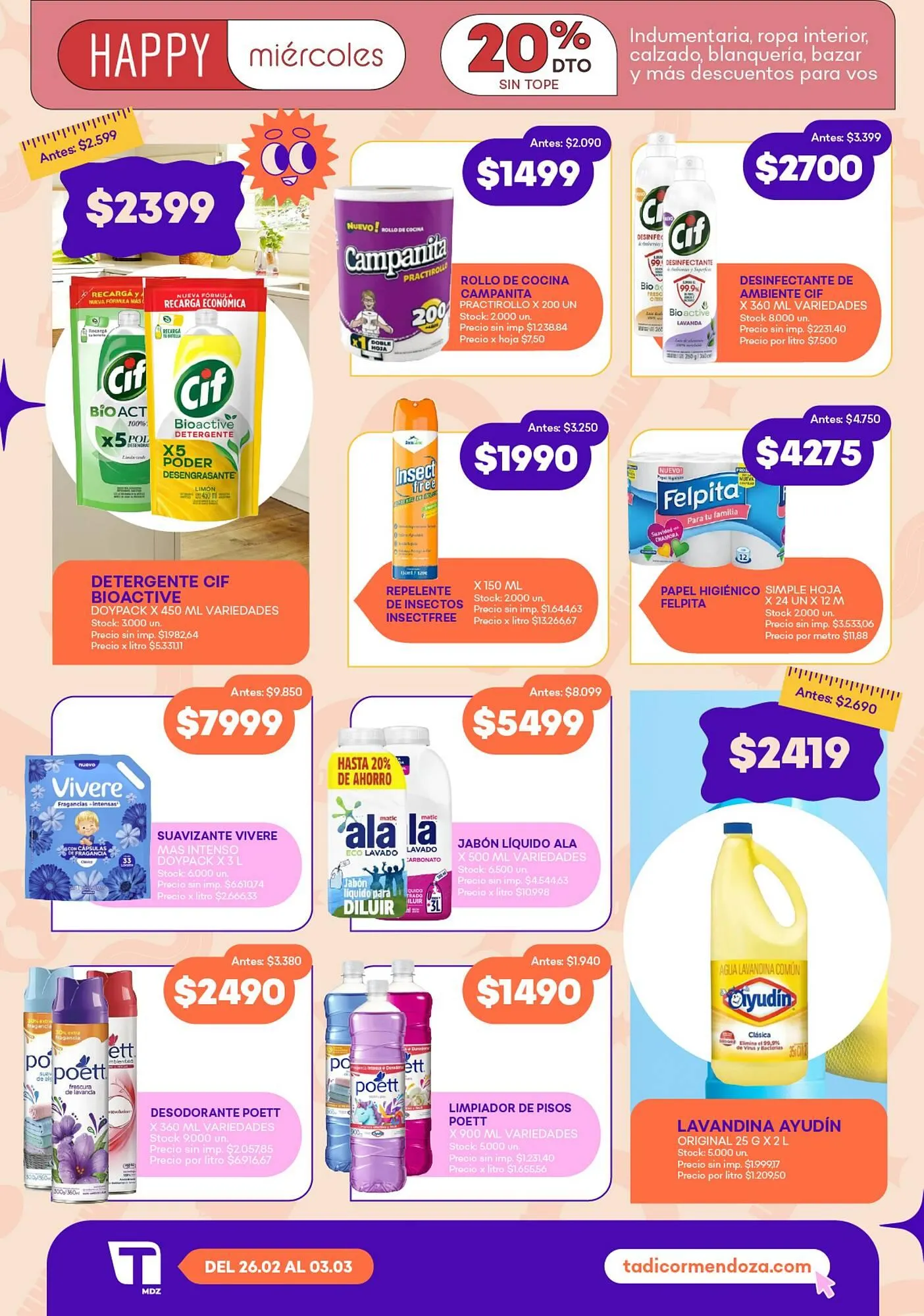 Ofertas de Catálogo Supermercados Tadicor 24 de febrero al 3 de marzo 2026 - Página 7 del catálogo