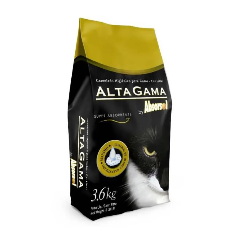 Piedras Sanitarias para Gatos Premium Absorsol x 3,6 Kg.