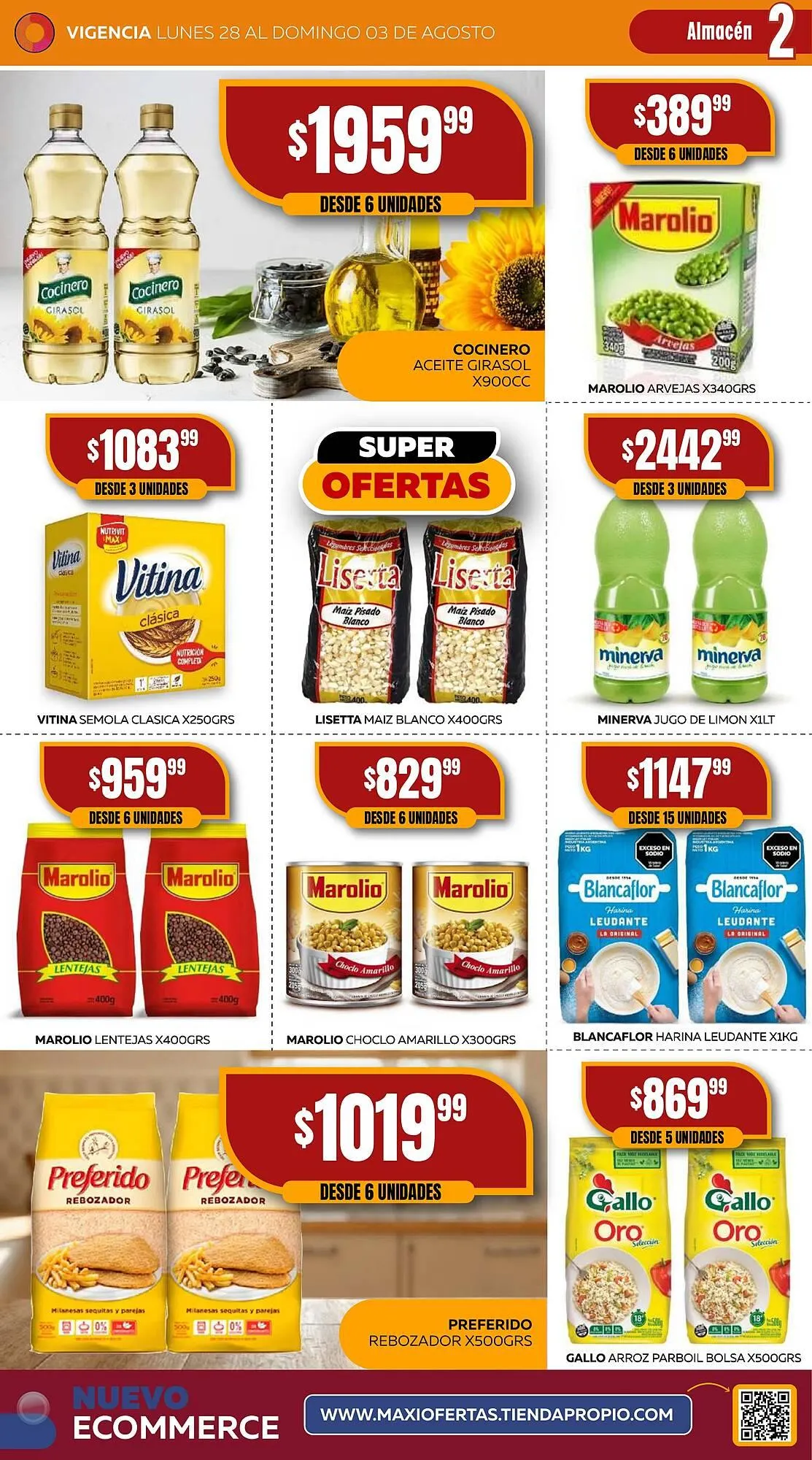 Ofertas de Catálogo Maxi Ofertas 28 de julio al 3 de agosto 2025 - Página 2 del catálogo