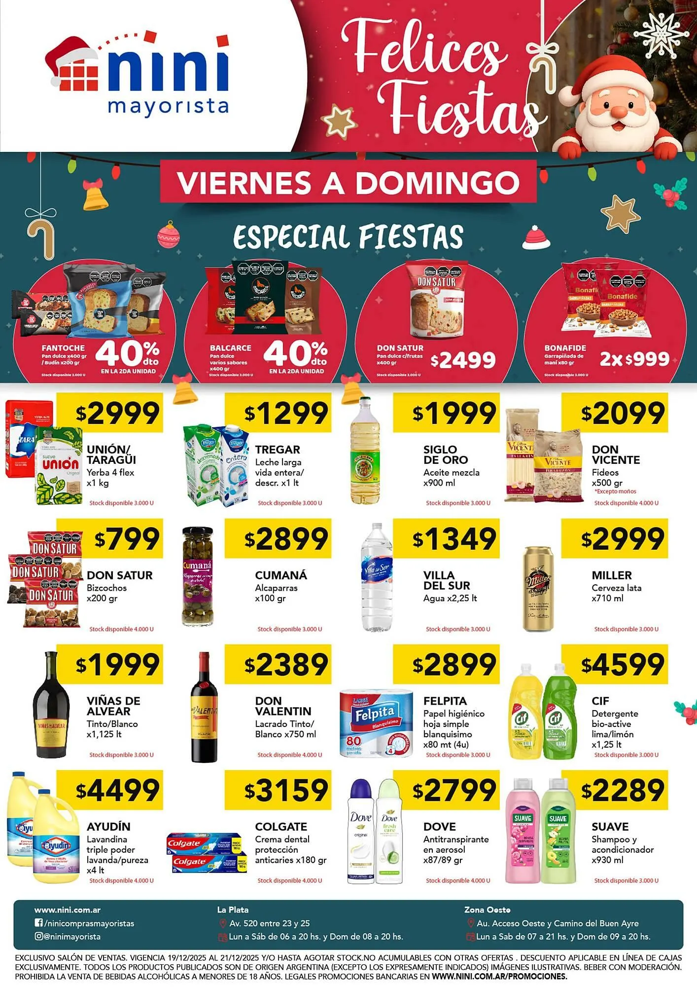 Ofertas de Catálogo Nini Mayorista 19 de diciembre al 21 de diciembre 2025 - Página 1 del catálogo