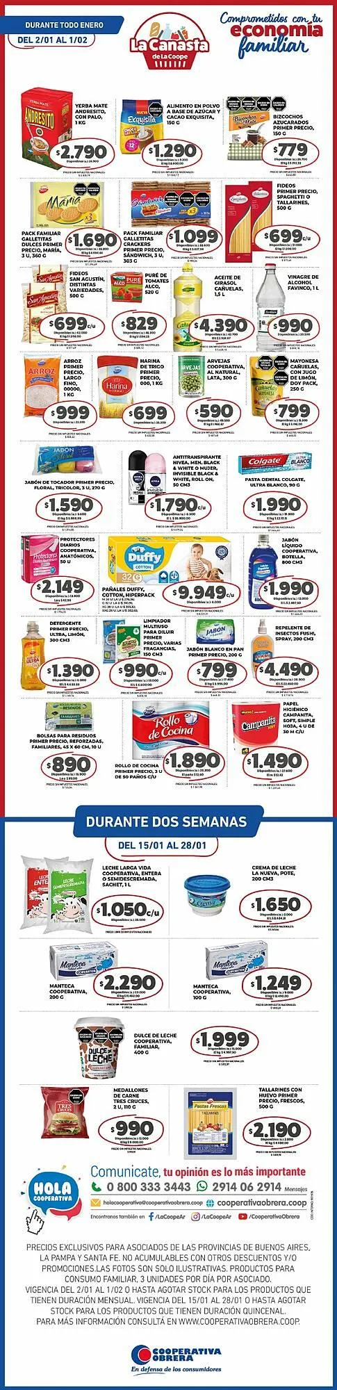 Catálogo Cooperativa Obrera - 1