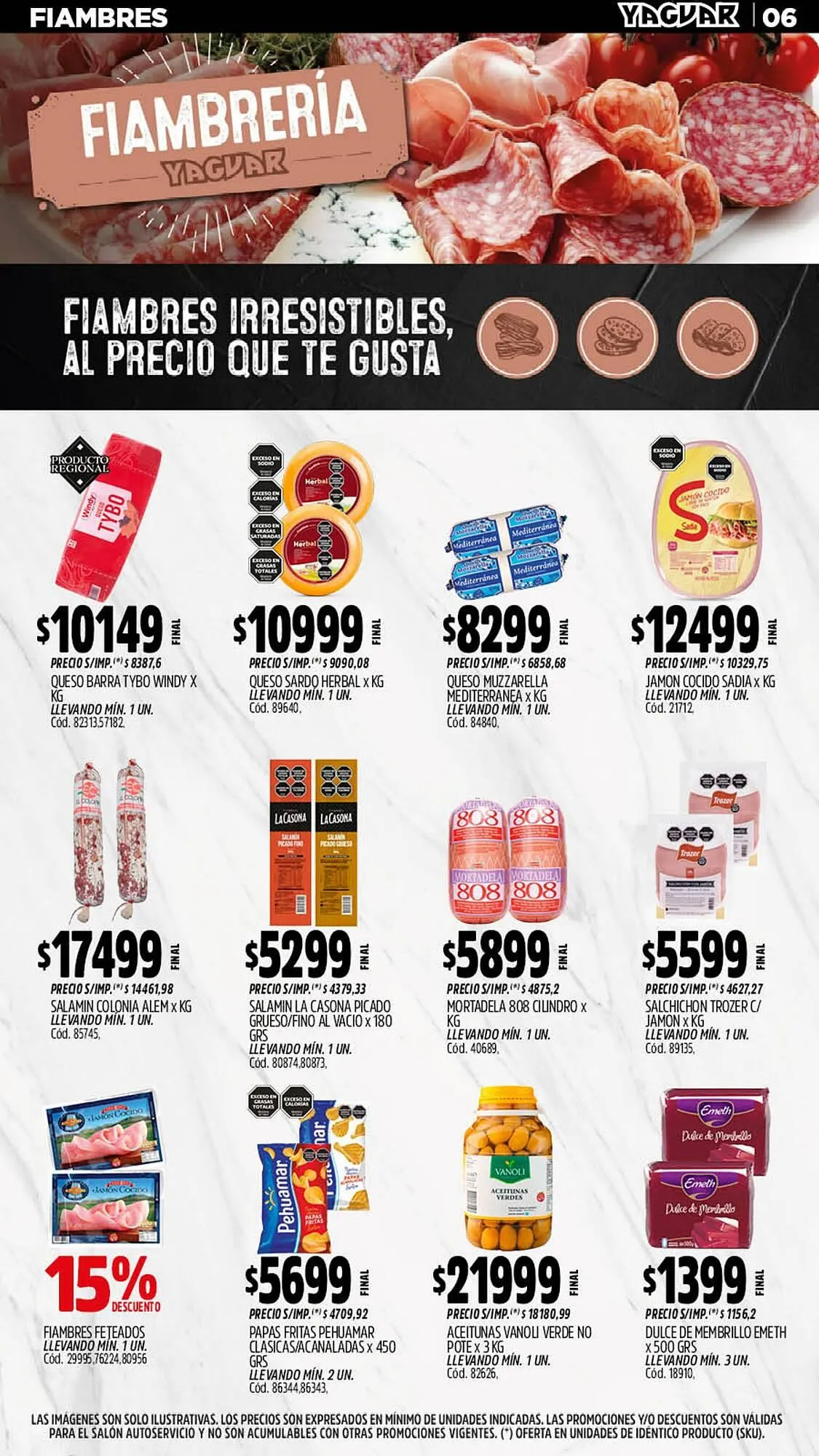 Ofertas de Catálogo Supermercados Yaguar 13 de abril al 19 de abril 2026 - Página 6 del catálogo