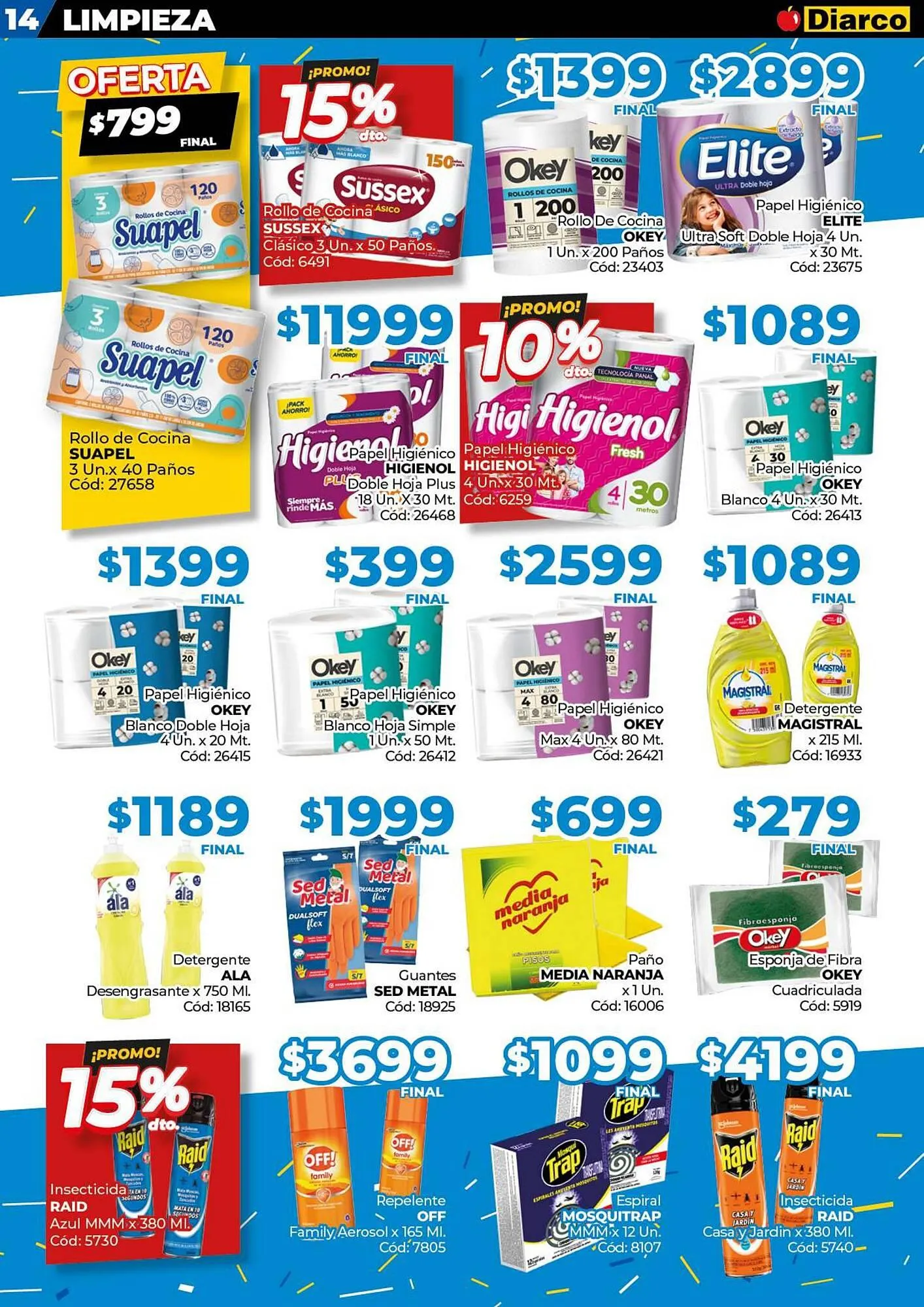 Ofertas de Catálogo Diarco 31 de marzo al 4 de abril 2025 - Página 14 del catálogo