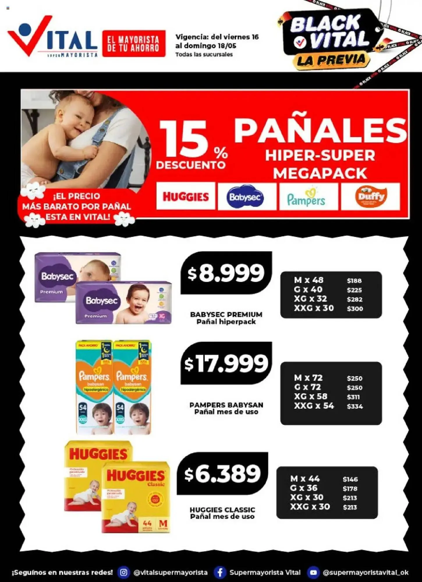 Ofertas de Catálogo Supermayorista Vital 16 de mayo al 17 de mayo 2025 - Página 9 del catálogo