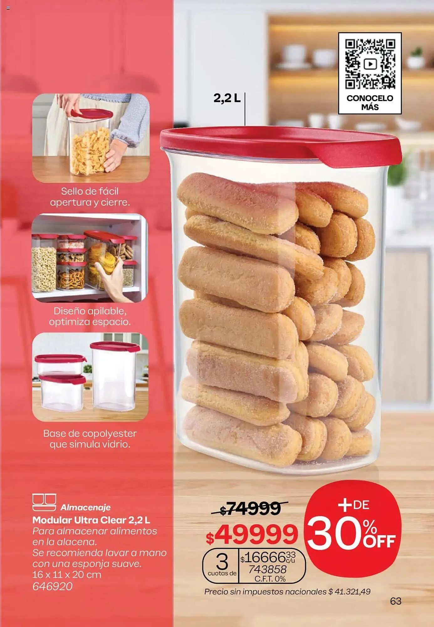 Ofertas de Folleto Tupperware 21 de septiembre al 5 de octubre 2025 - Página 64 del catálogo