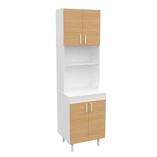 Aparador columna de cocina 4 puertas organizador malta Mosconi