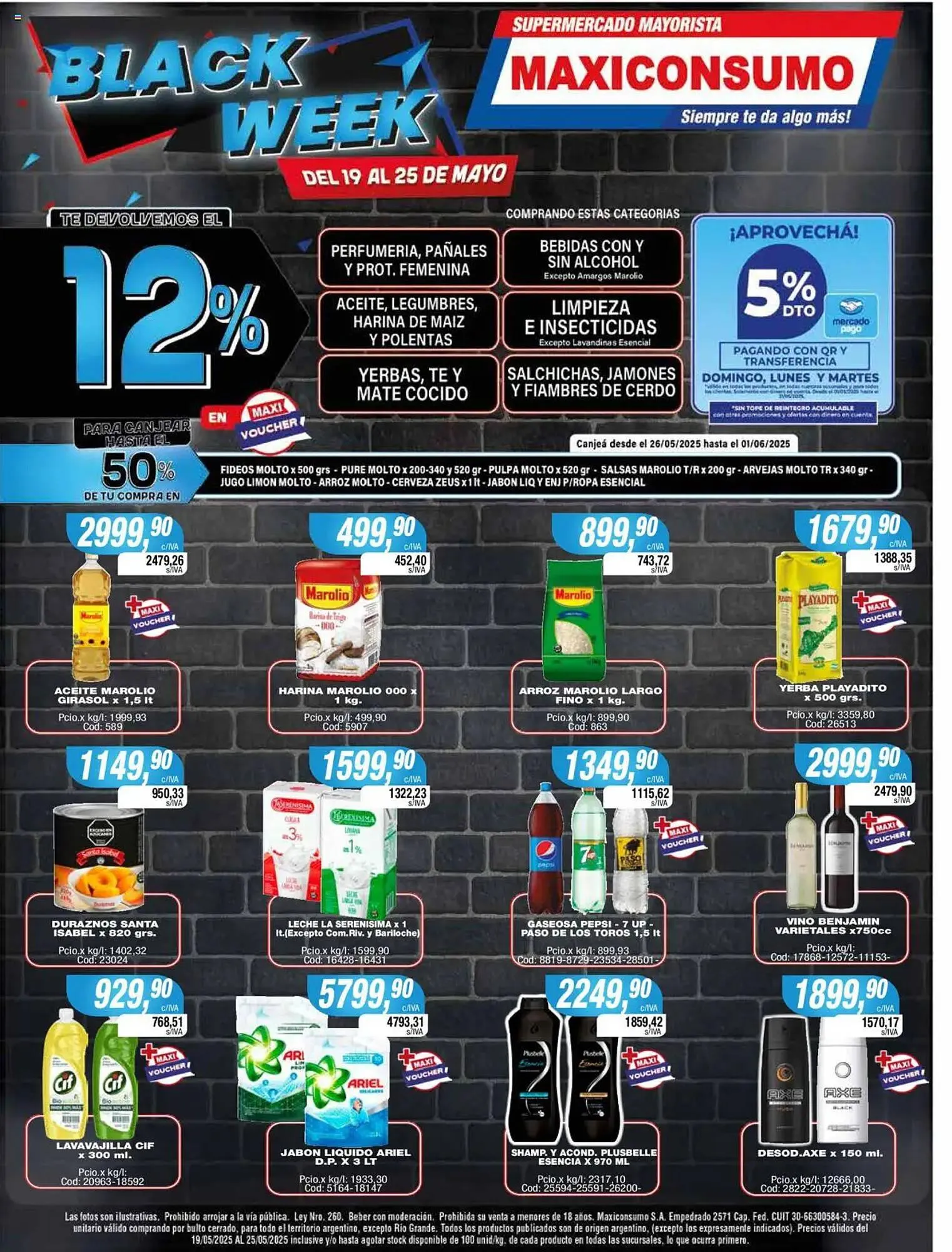 Ofertas de Catálogo Maxiconsumo 19 de mayo al 26 de mayo 2025 - Página 1 del catálogo