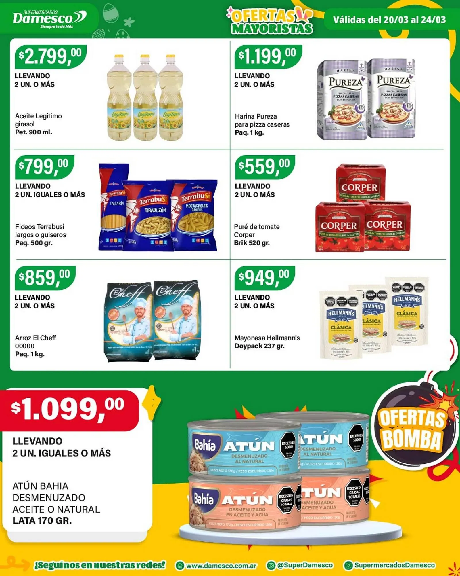 Ofertas de Catálogo Supermercados Damesco 20 de marzo al 24 de marzo 2026 - Página 3 del catálogo