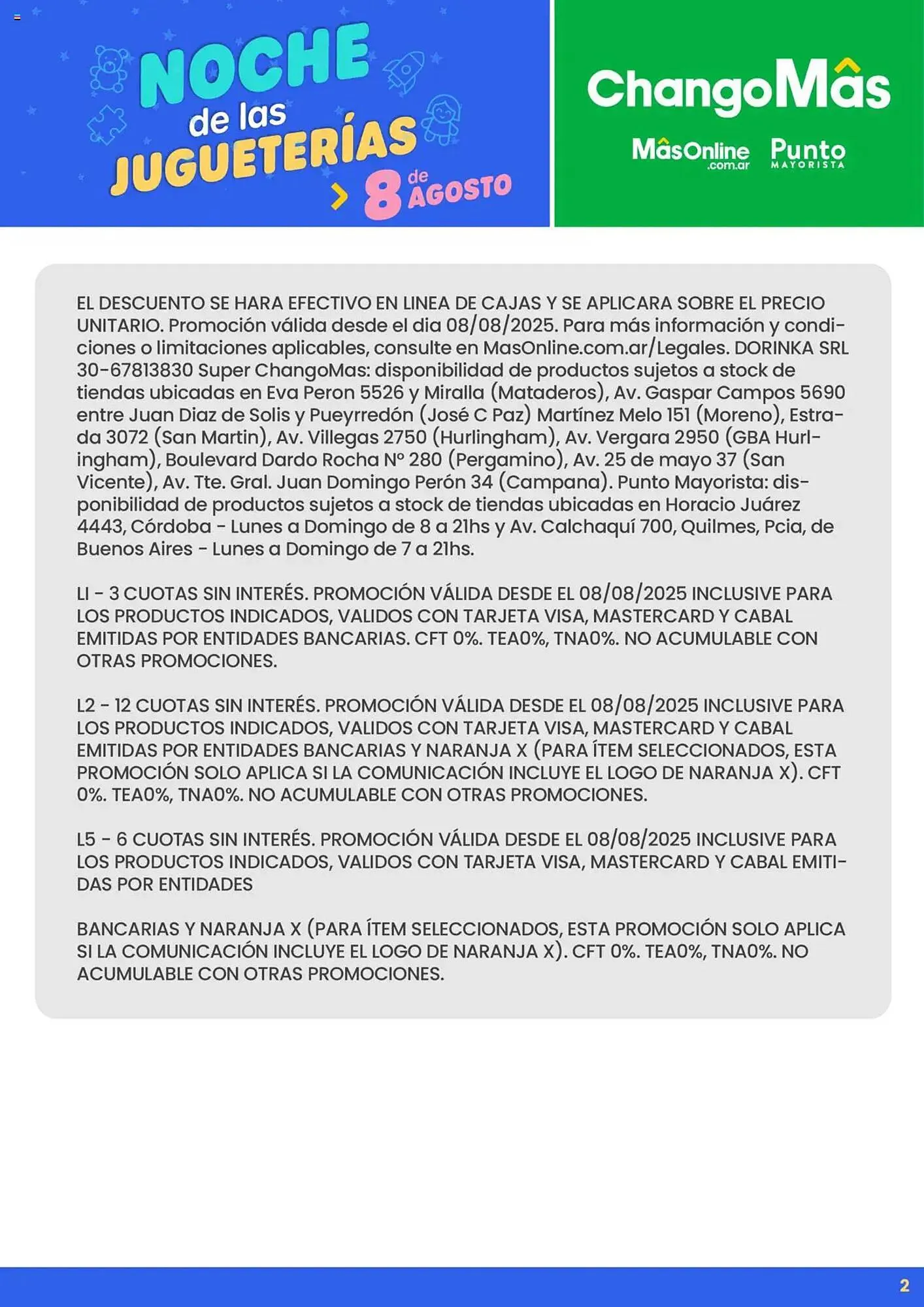 Ofertas de Catálogo Changomas 8 de agosto al 8 de agosto 2025 - Página 3 del catálogo