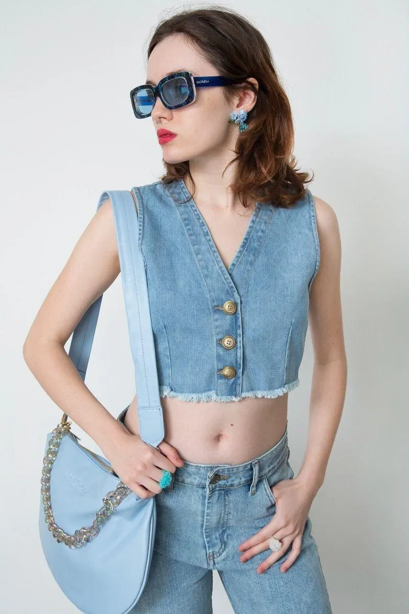 CHALECO BARRET LIGHT BLUE