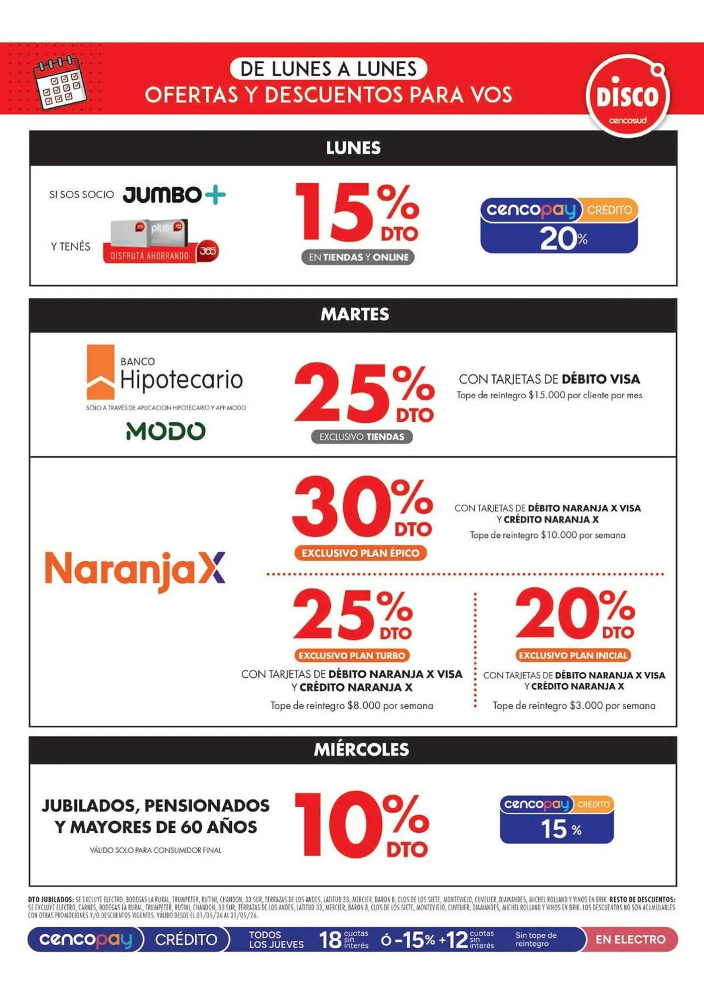 Ofertas de Folleto Disco 15 de mayo al 17 de mayo 2026 - Página 11 del catálogo