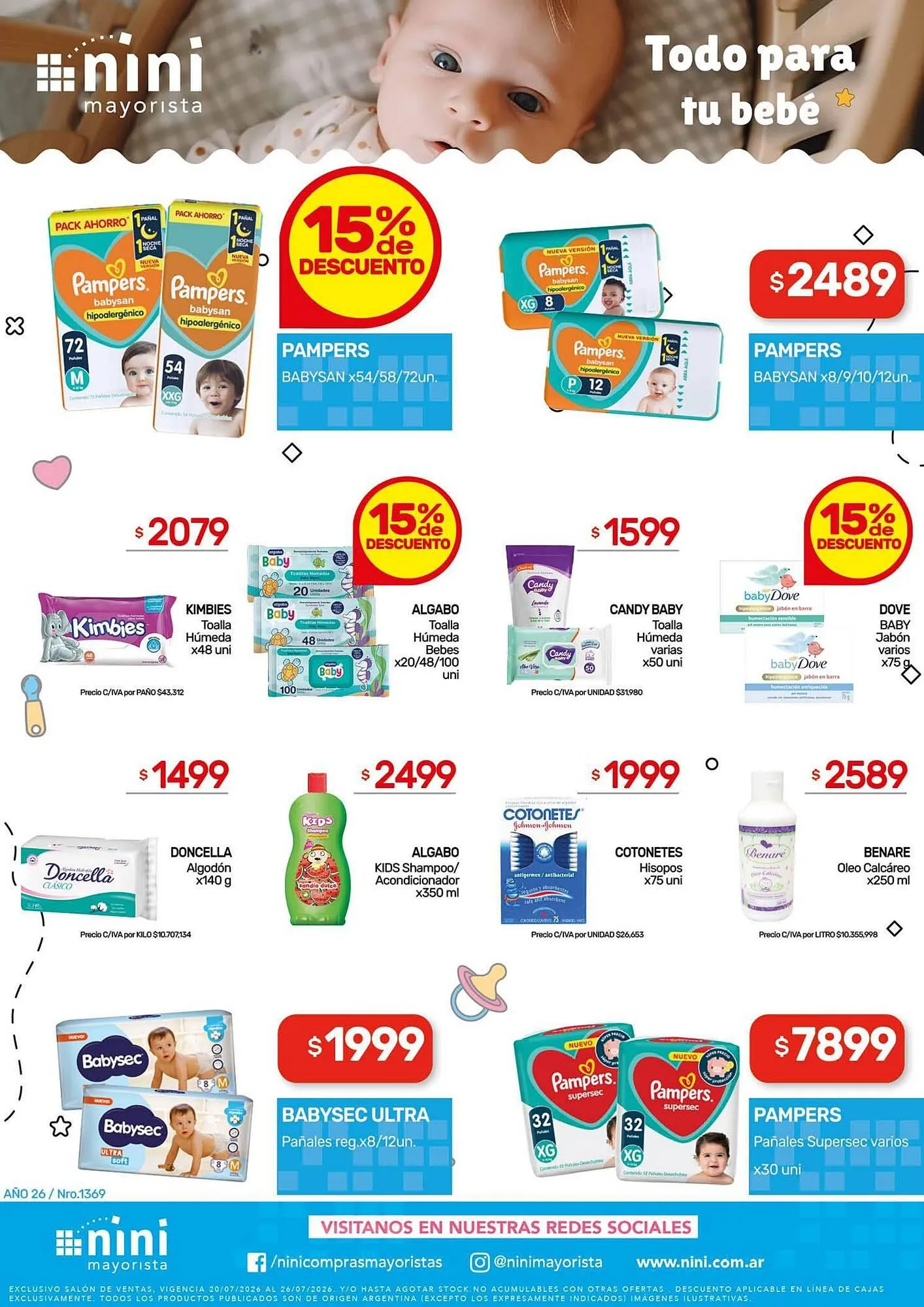 Ofertas de Catálogo Nini Mayorista 20 de julio al 26 de julio 2026 - Página 1 del catálogo