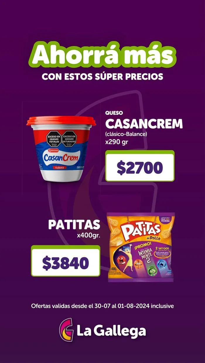 Ofertas de Ofertas Supermercados La Gallega 31 de julio al 1 de agosto 2024 - Página 2 del catálogo