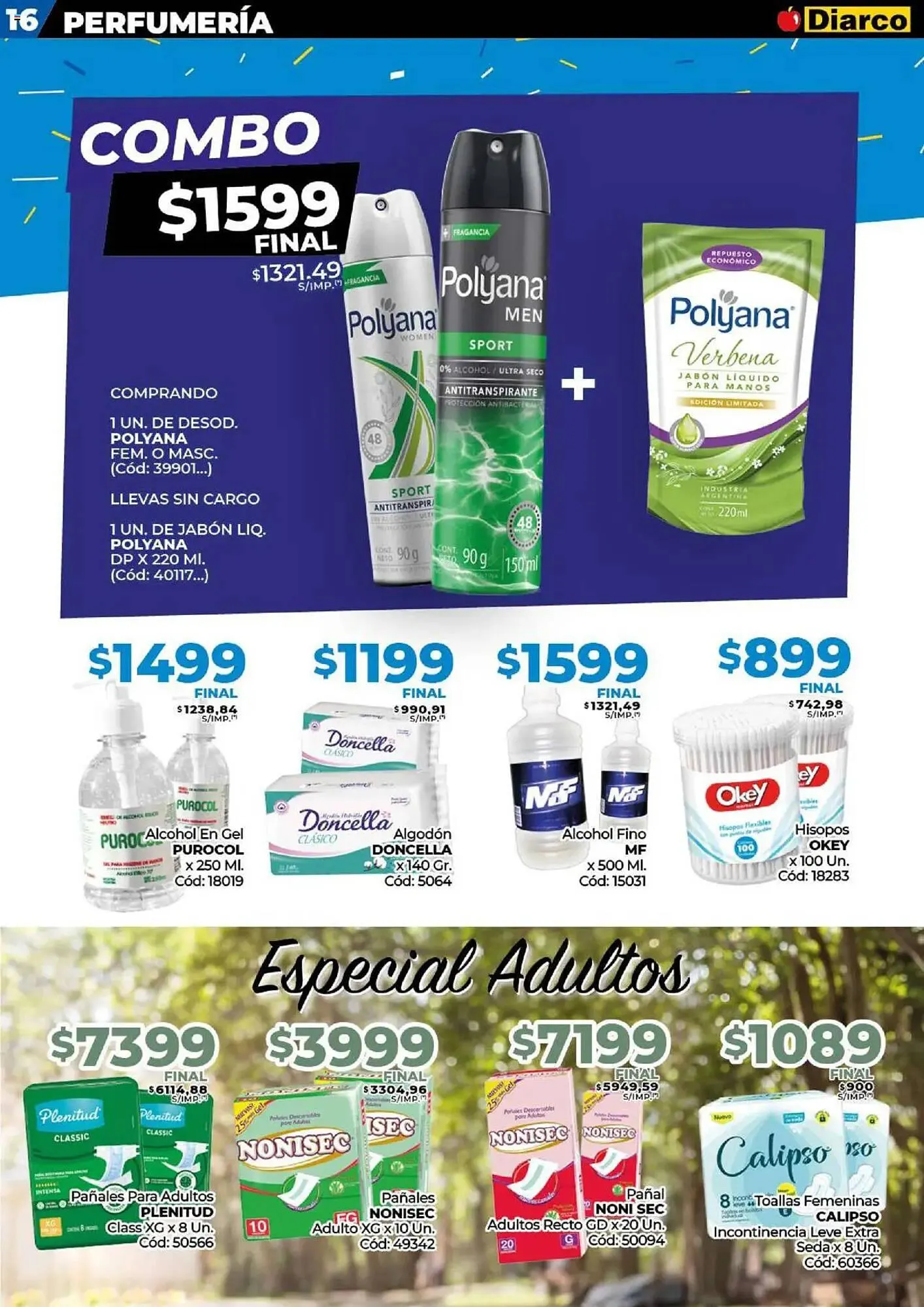 Ofertas de Catálogo Diarco 21 de julio al 26 de julio 2025 - Página 16 del catálogo