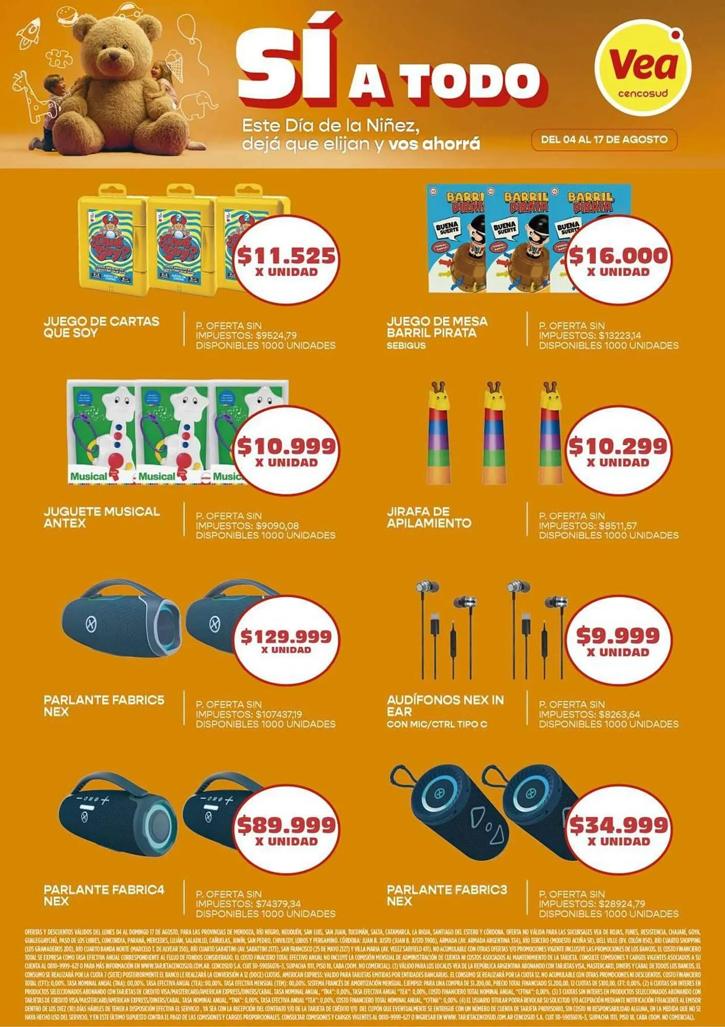 Ofertas de Catálogo Supermercados Vea 4 de agosto al 17 de agosto 2025 - Página 4 del catálogo