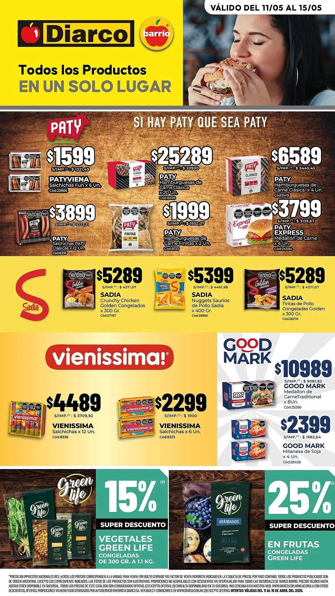 Ofertas de Catálogo Diarco 11 de mayo al 15 de mayo 2026 - Página 1 del catálogo