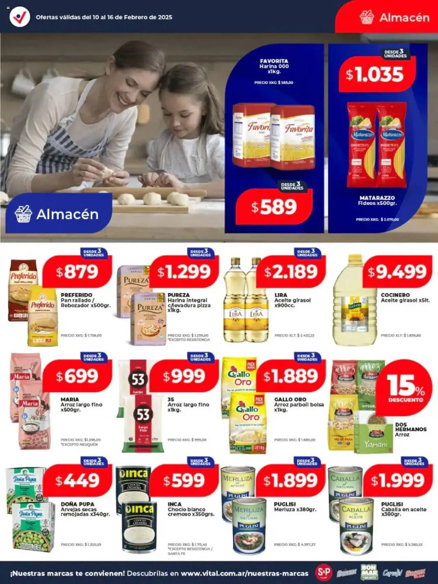 Ofertas de Catálogo Supermayorista Vital 10 de febrero al 16 de febrero 2025 - Página 14 del catálogo