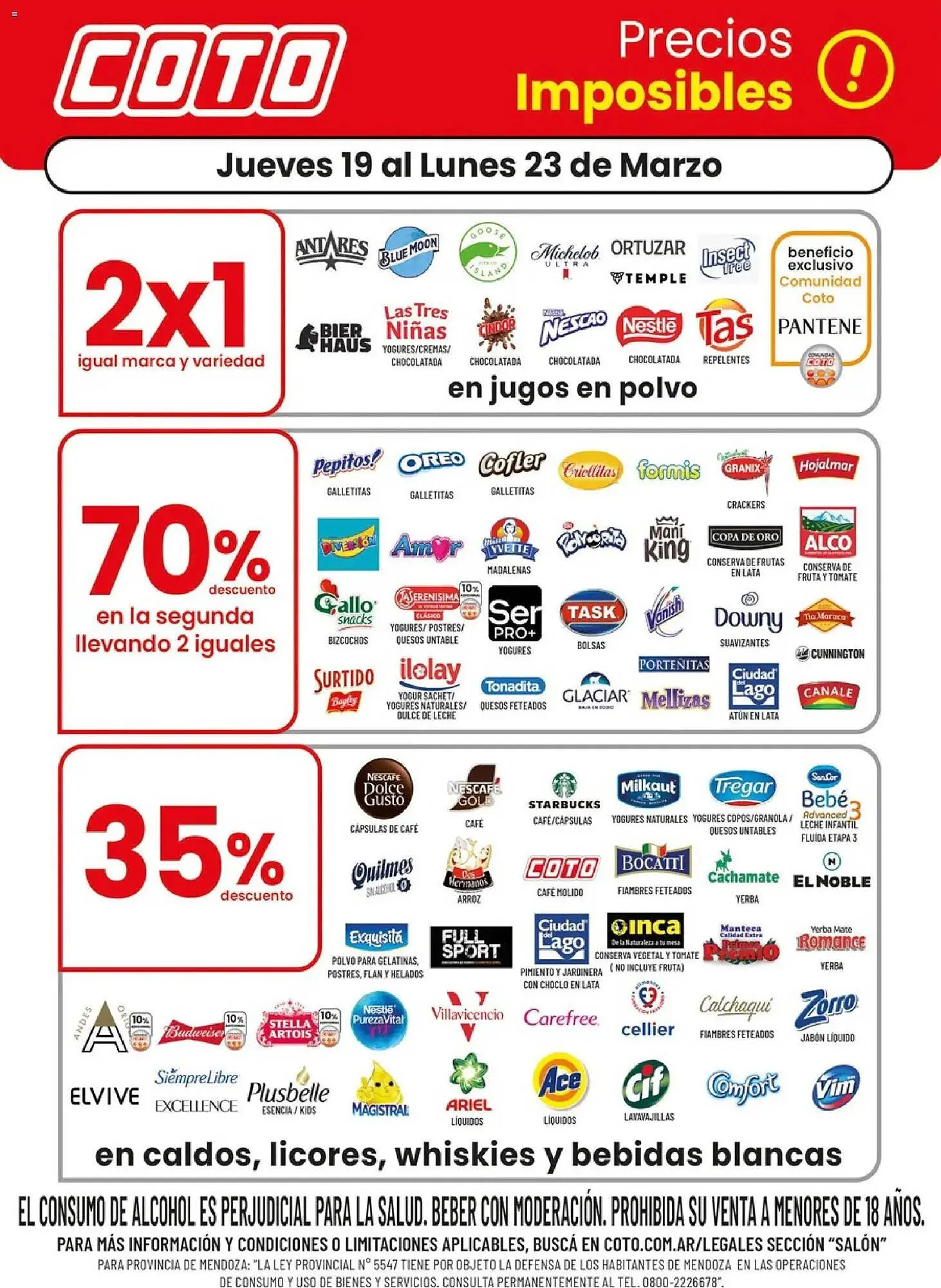 Ofertas de Catálogo Coto 19 de marzo al 23 de marzo 2026 - Página 1 del catálogo