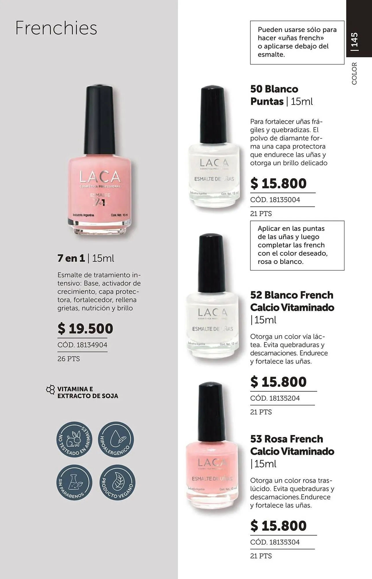 Ofertas de Catálogo Laboratorio LACA 11 de marzo al 31 de marzo 2026 - Página 145 del catálogo