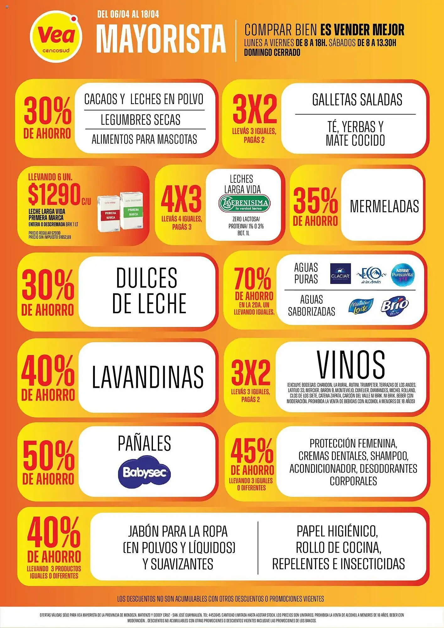 Ofertas de Catálogo Supermercados Vea 6 de abril al 18 de abril 2026 - Página 1 del catálogo