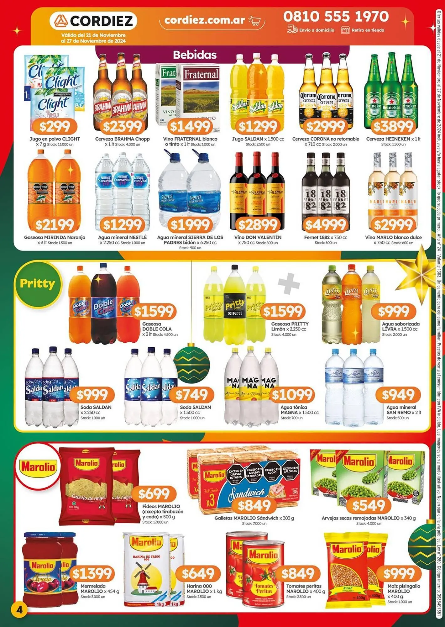 Ofertas de Catálogo Cordiez 21 de noviembre al 5 de diciembre 2024 - Página 4 del catálogo