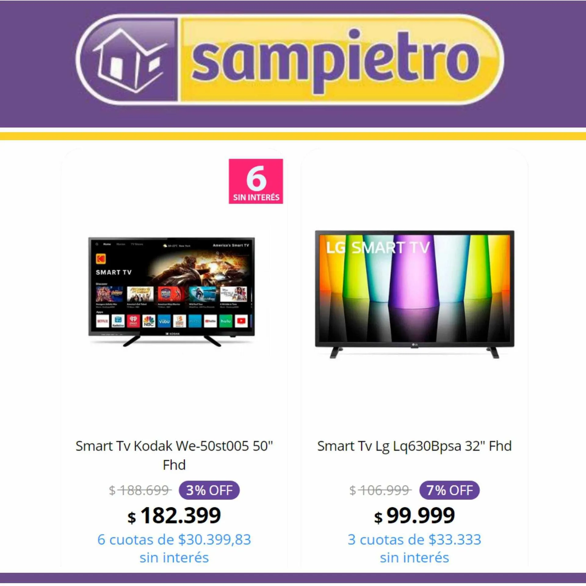 Ofertas de Catálogo Sampietro 1 de agosto al 28 de agosto 2023 - Página 2 del catálogo