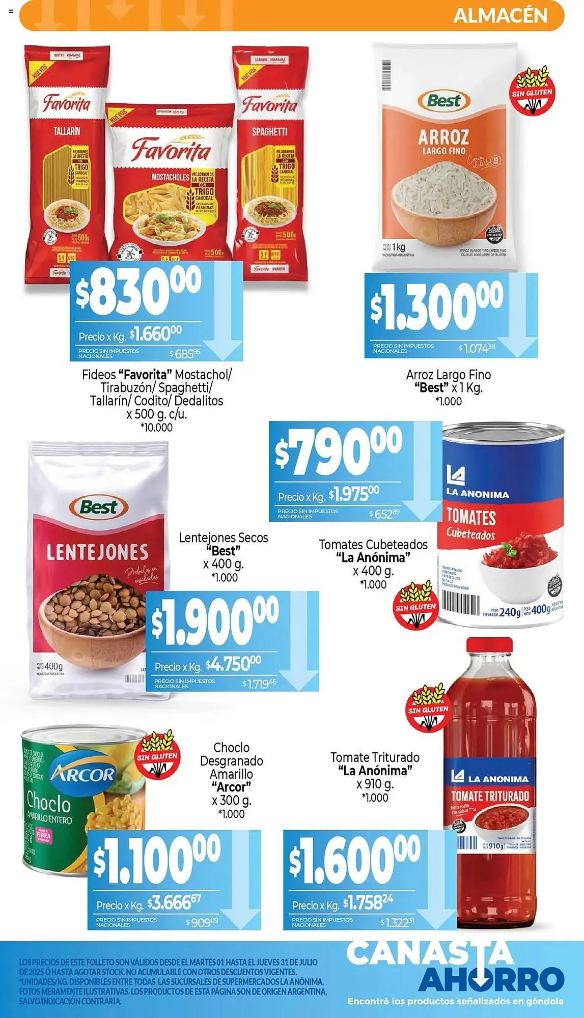 Ofertas de Catálogo La Anonima 1 de julio al 1 de agosto 2025 - Página 4 del catálogo