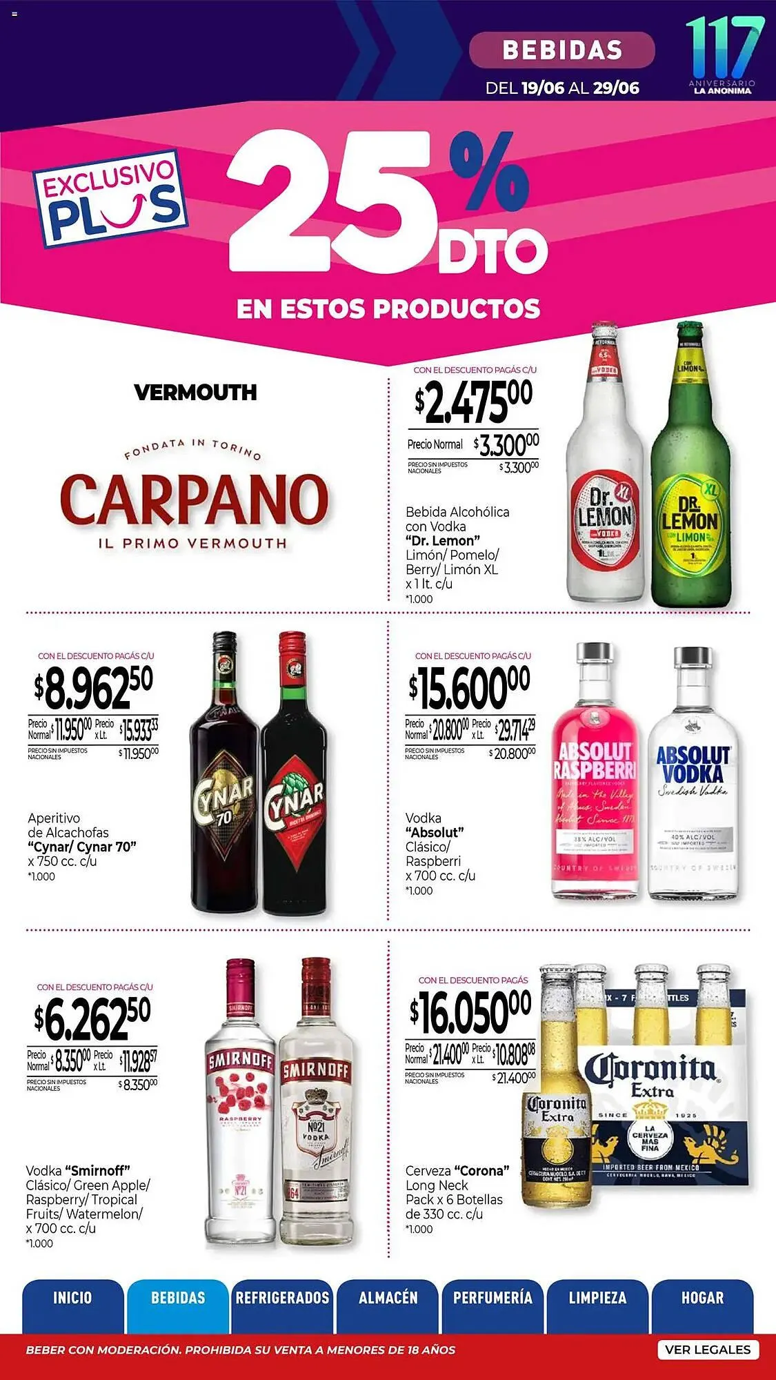 Ofertas de Catálogo La Anonima 19 de junio al 30 de junio 2025 - Página 8 del catálogo