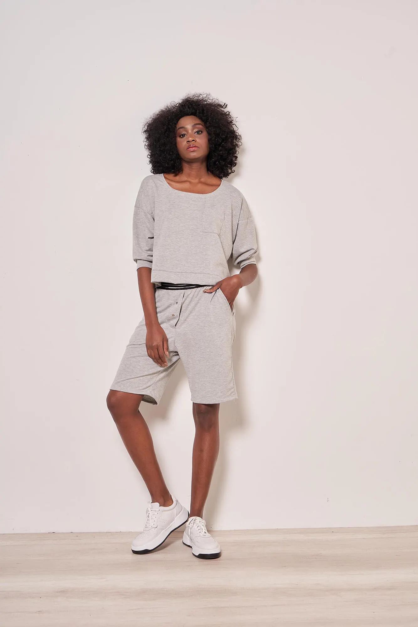 bermuda cabala gris melange