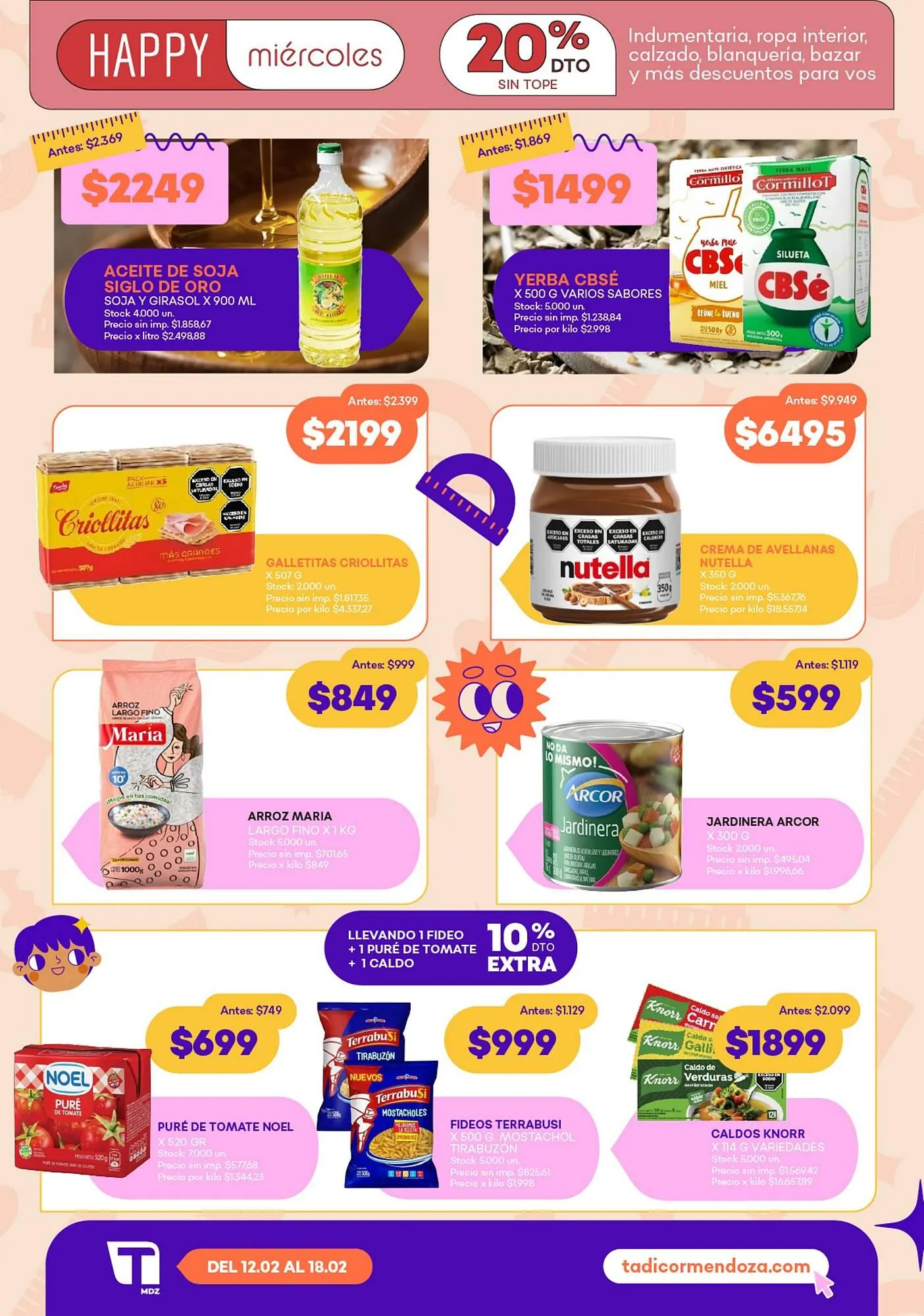 Ofertas de Catálogo Supermercados Tadicor 11 de febrero al 18 de febrero 2026 - Página 2 del catálogo