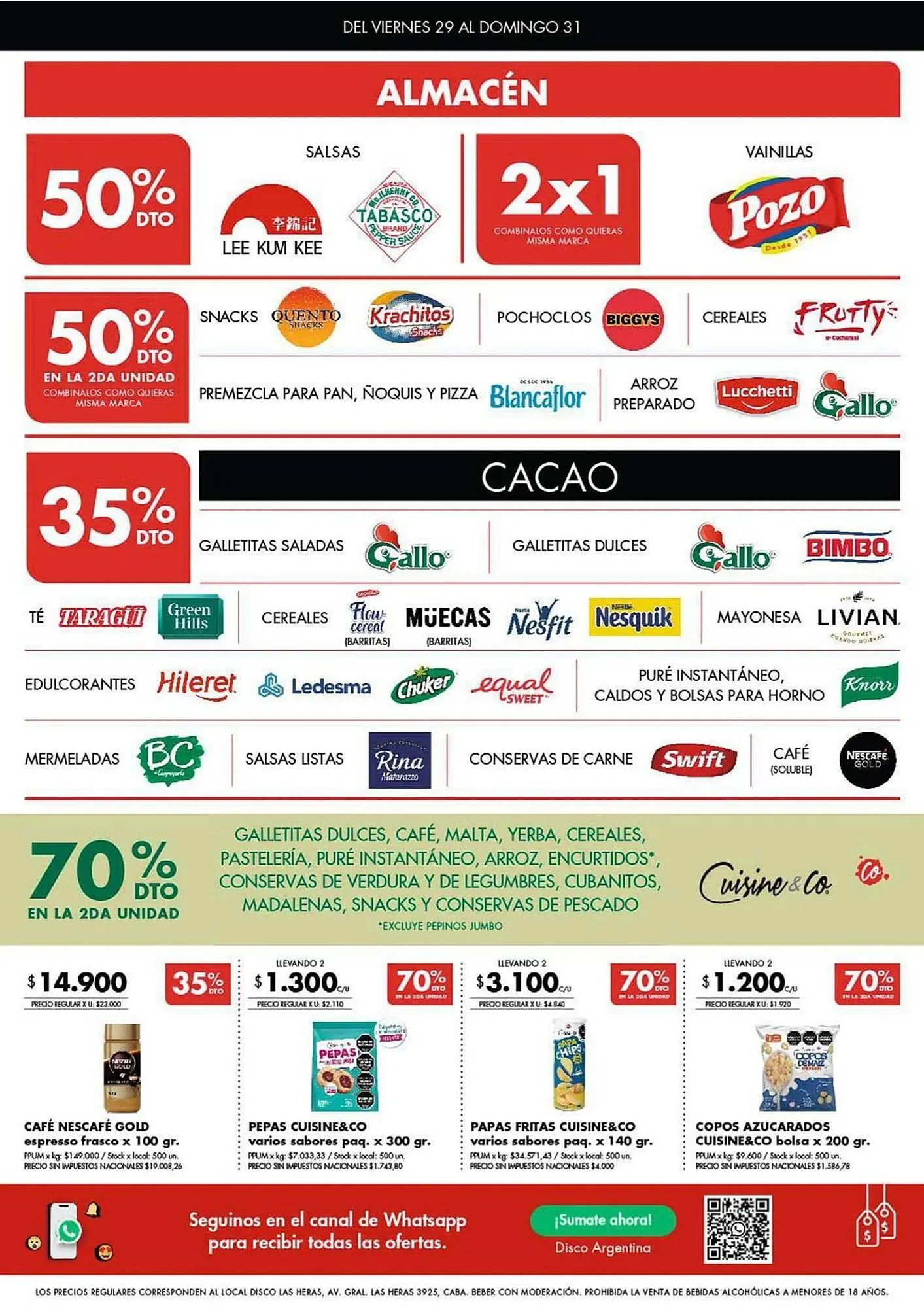 Ofertas de Catálogo Disco 28 de agosto al 31 de agosto 2025 - Página 2 del catálogo
