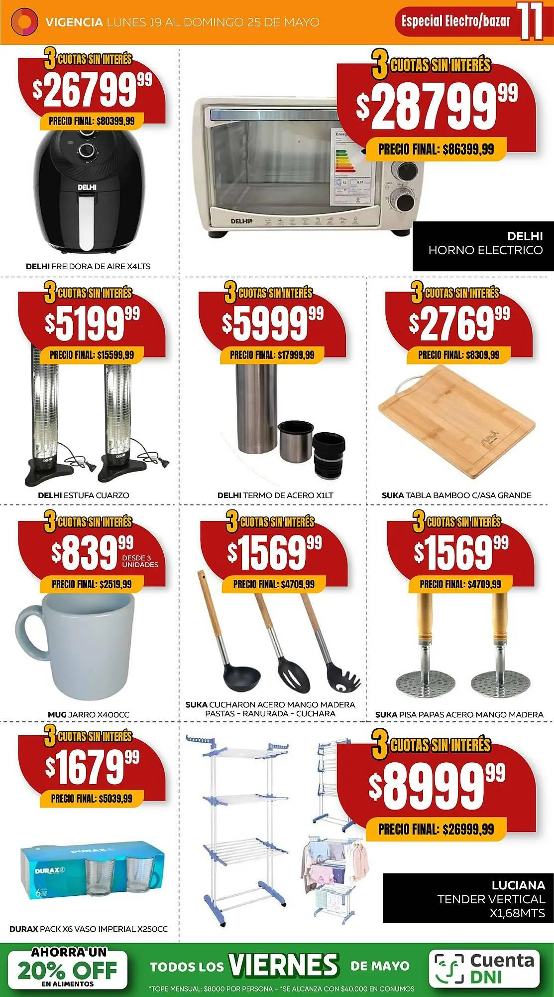 Ofertas de Catálogo Maxi Ofertas 19 de mayo al 25 de mayo 2025 - Página 11 del catálogo