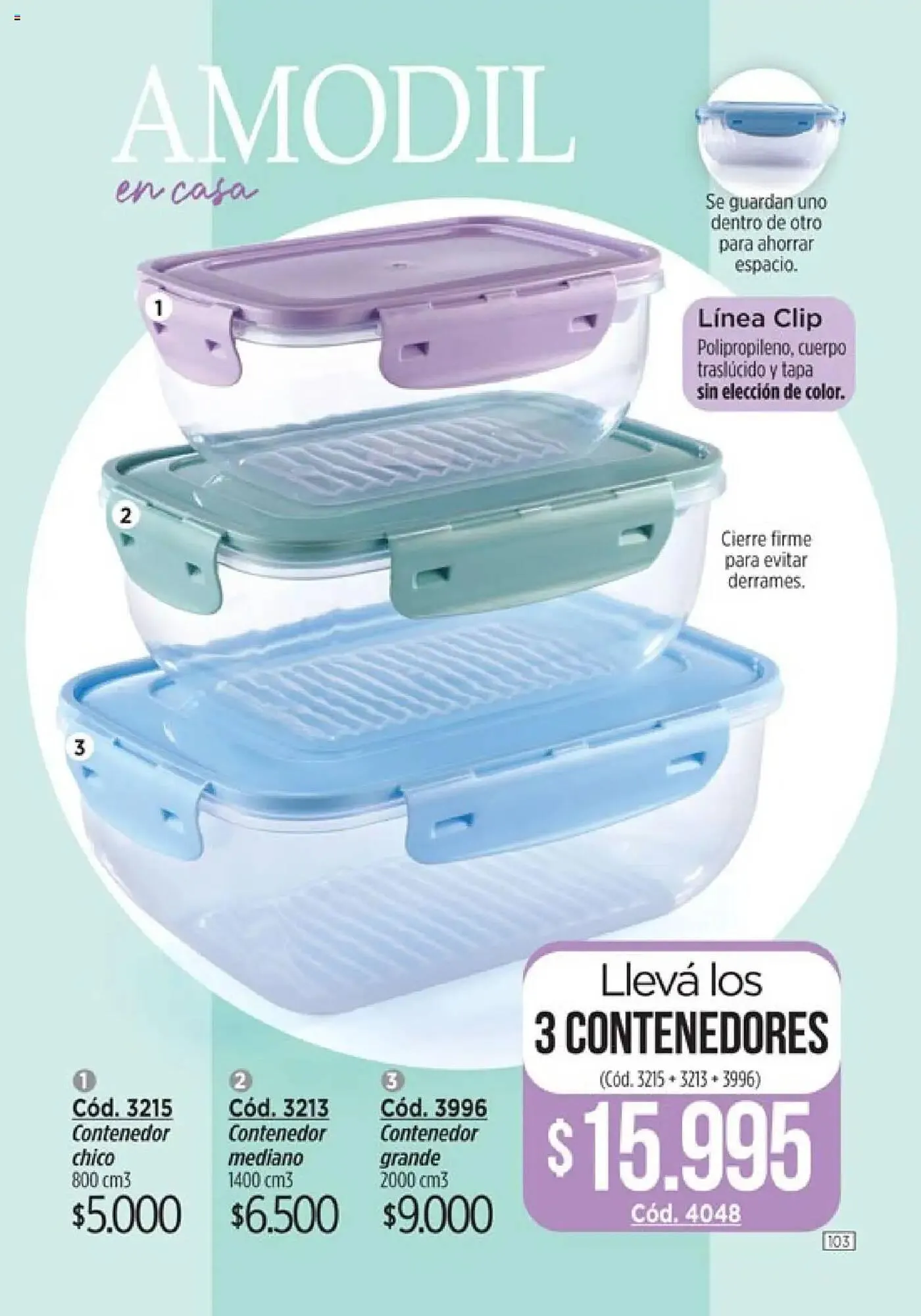 Ofertas de Catálogo Amodil 18 de julio al 31 de julio 2025 - Página 103 del catálogo