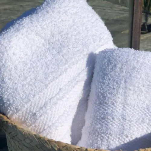 Toallon blanco 450 gr./m2 - 70x140 Hotelero Guinza